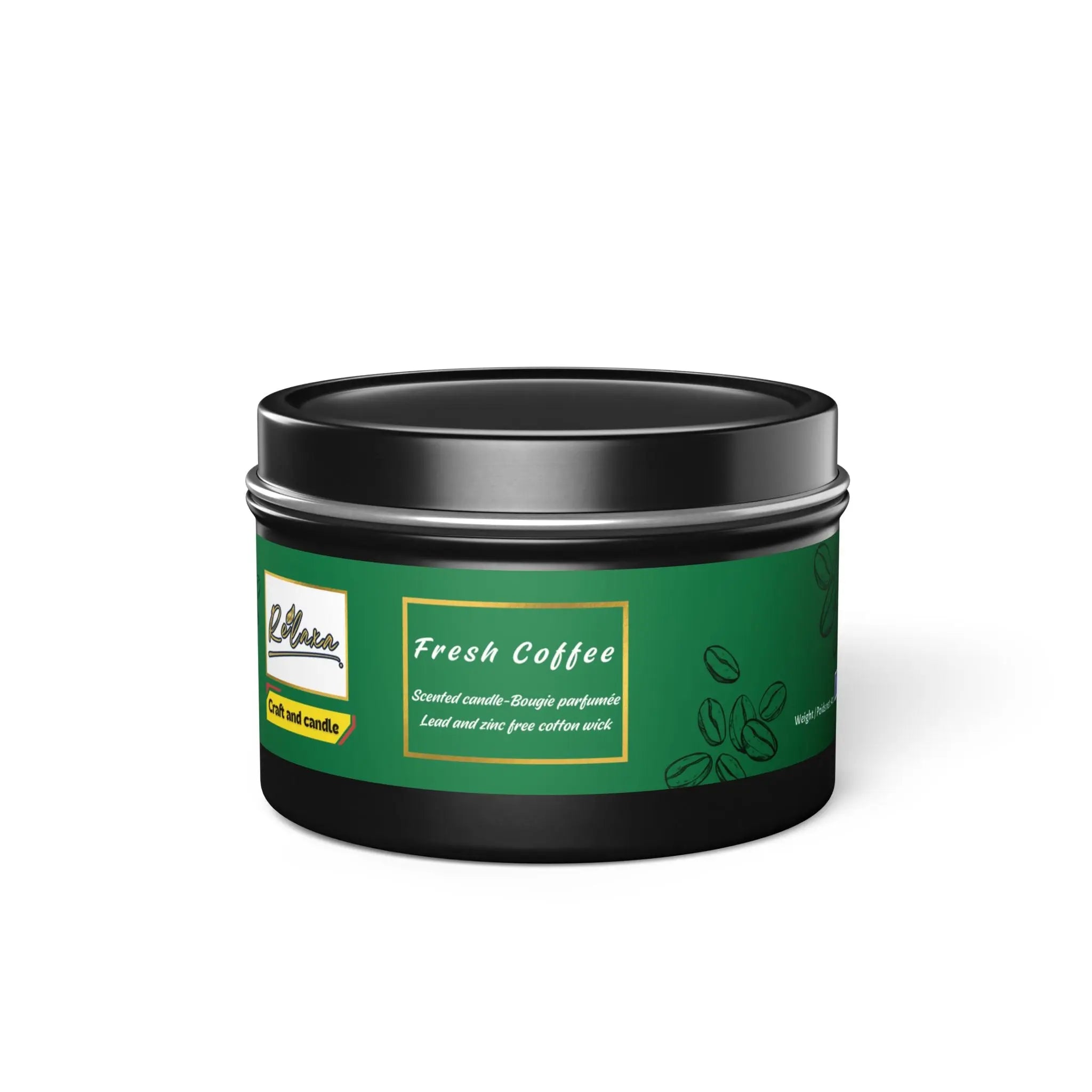 Coffee Tin Candles Printify