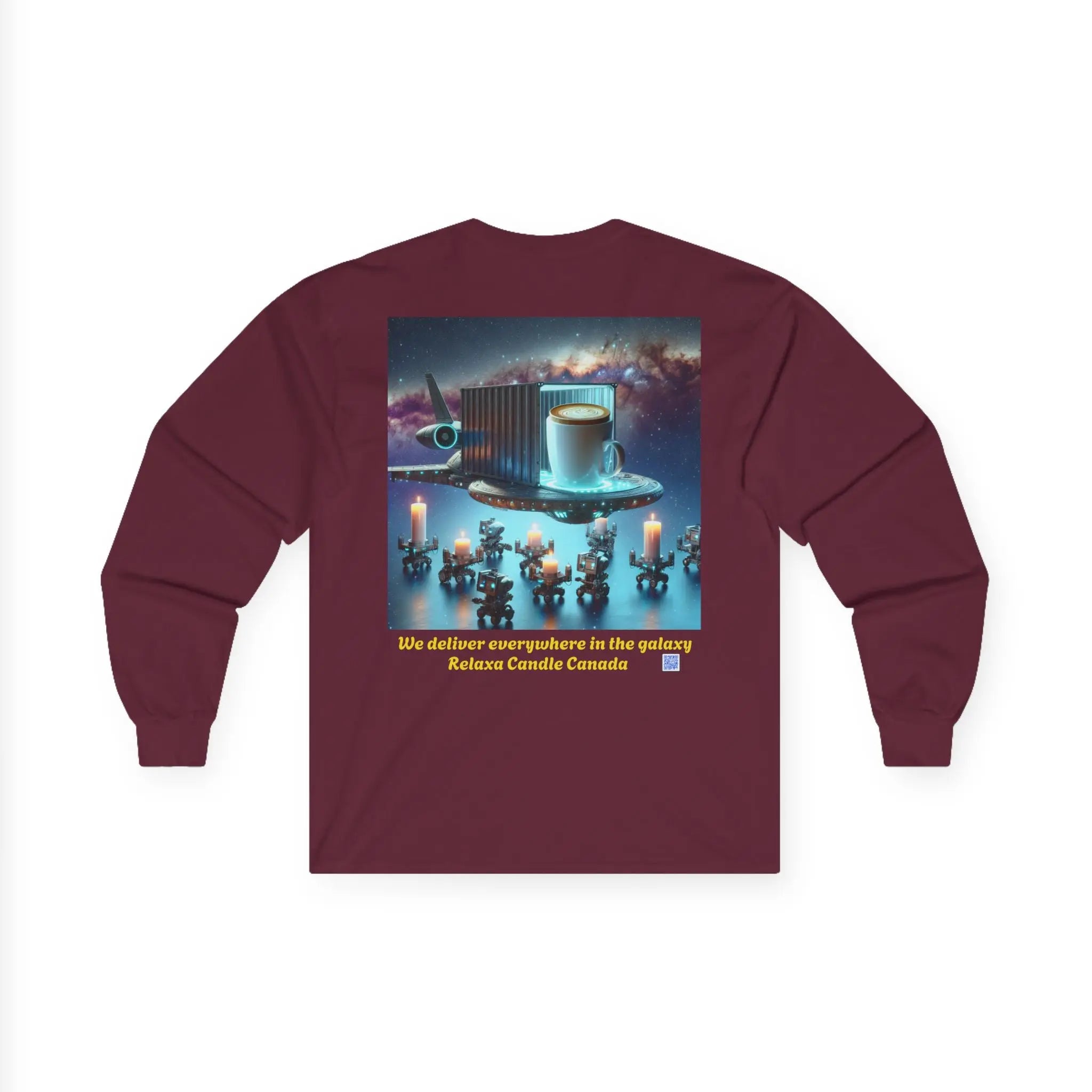Relaxa Galaxy Unisex Ultra Cotton Long Sleeve Tee Printify