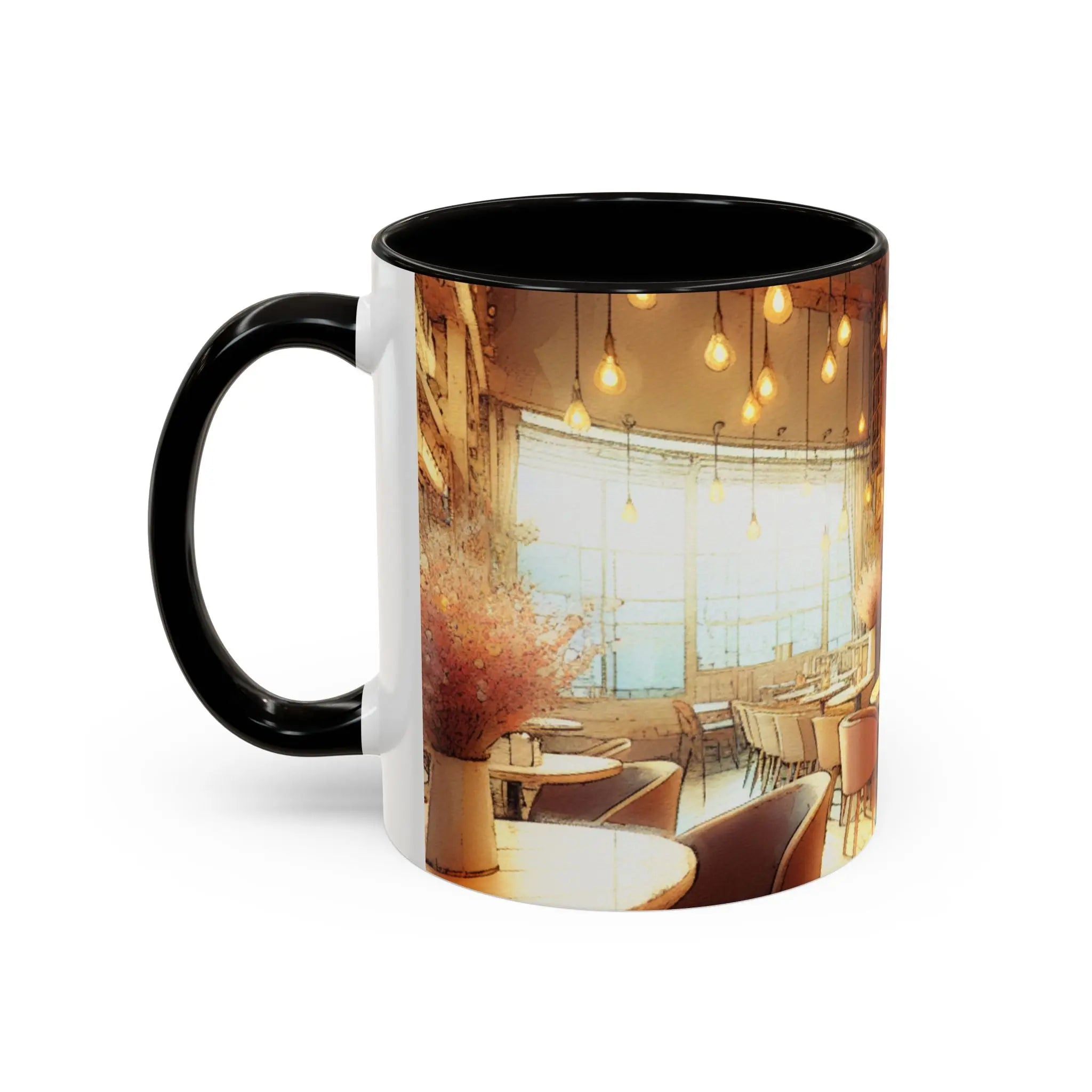 Colorful Café Mug - 11oz & 15oz - Perfect for Coffee Lovers & Gift Giving Printify