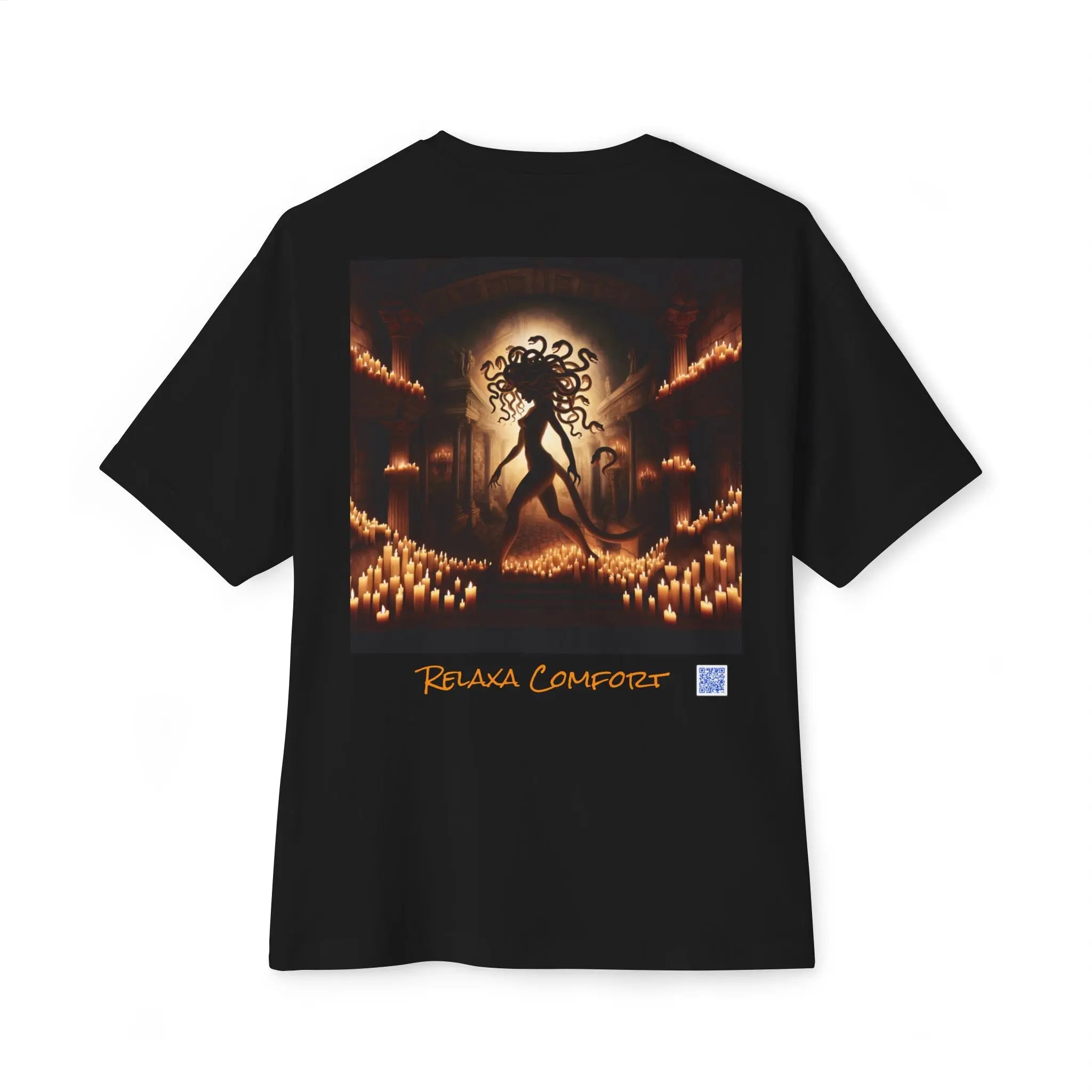 Mystical Medusa Oversized Tee - Unisex Graphic Tee for Art Lovers Printify