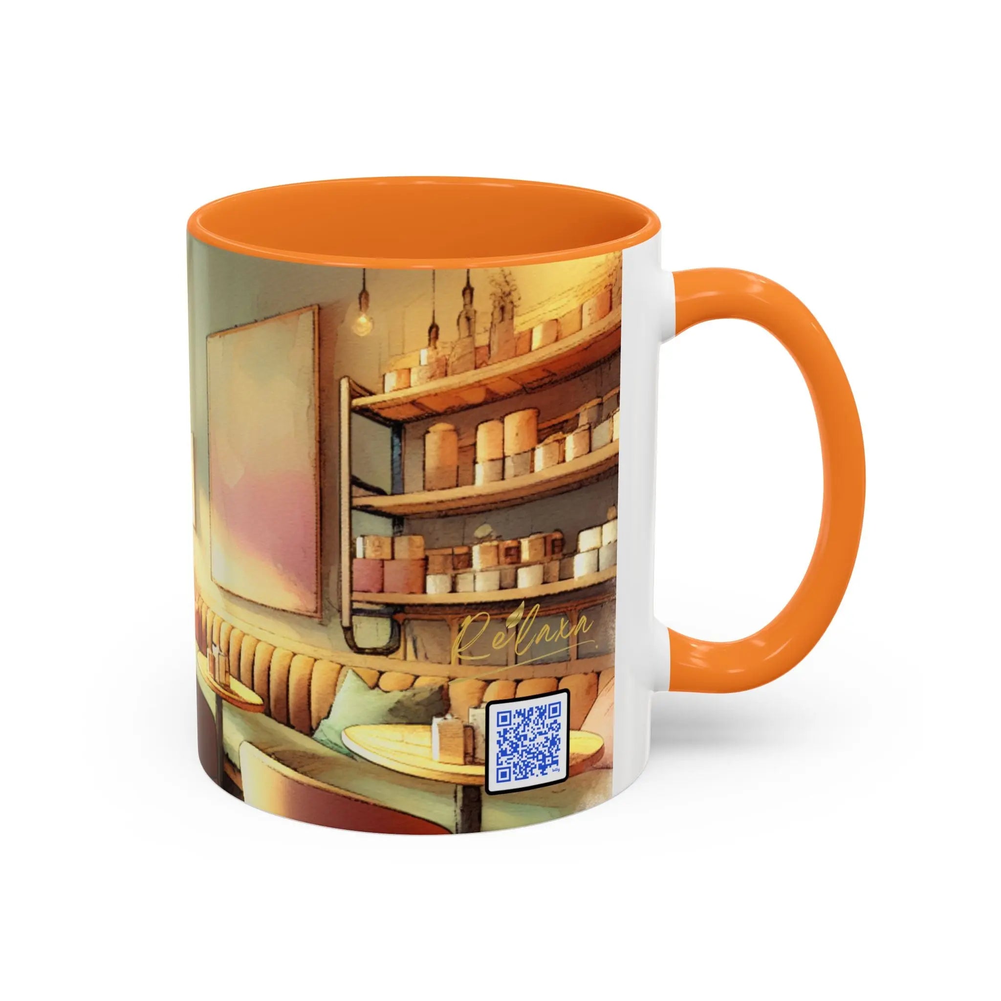 Colorful Café Mug - 11oz & 15oz - Perfect for Coffee Lovers & Gift Giving Printify
