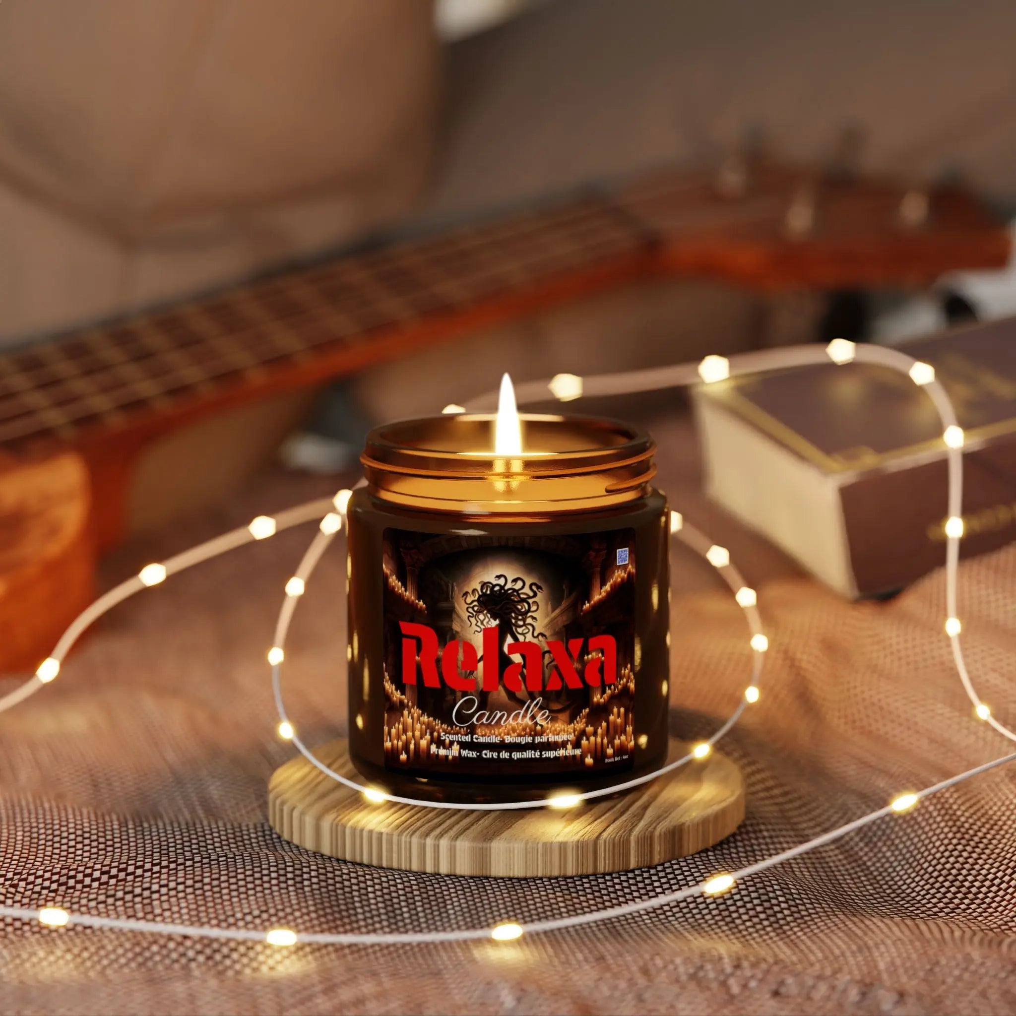 Relaxa Scented Soy Candle - Relaxing Ambiance for Self-Care Printify