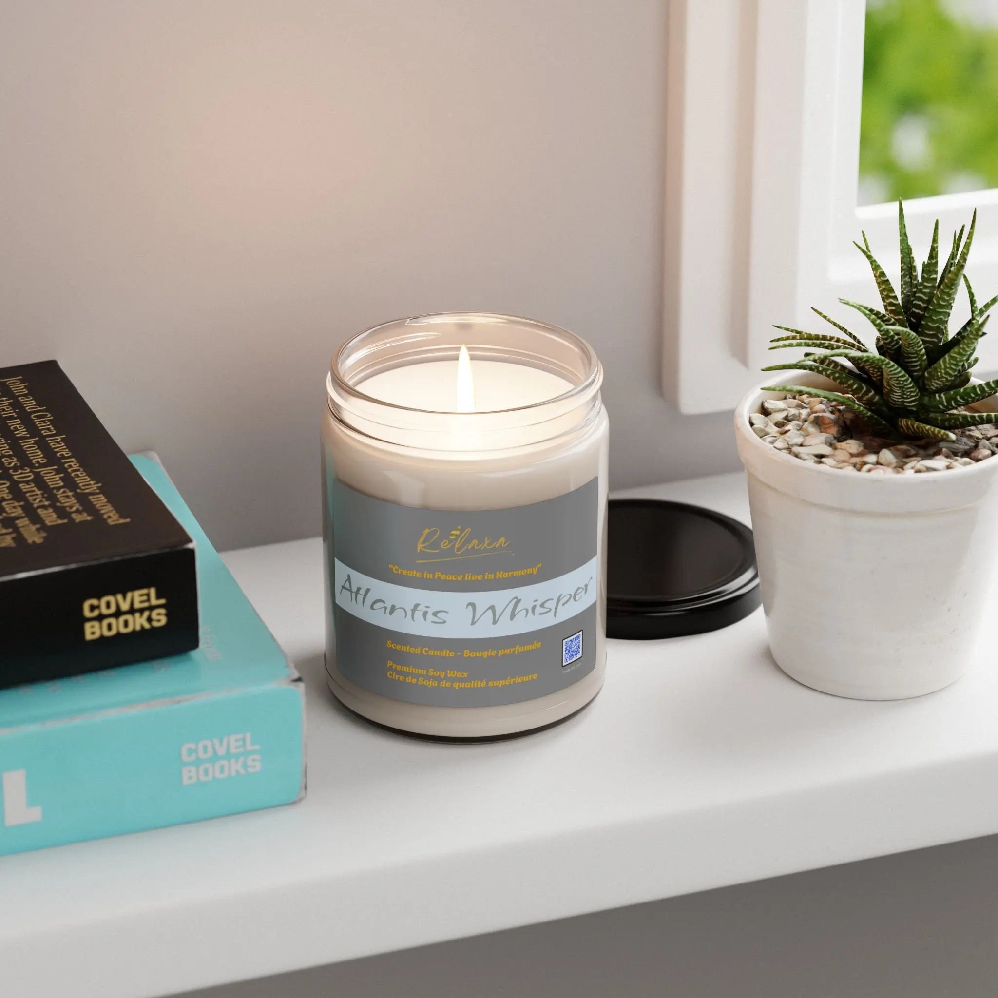 Atlantis Whisper Scented Candle By Relaxa Printify
