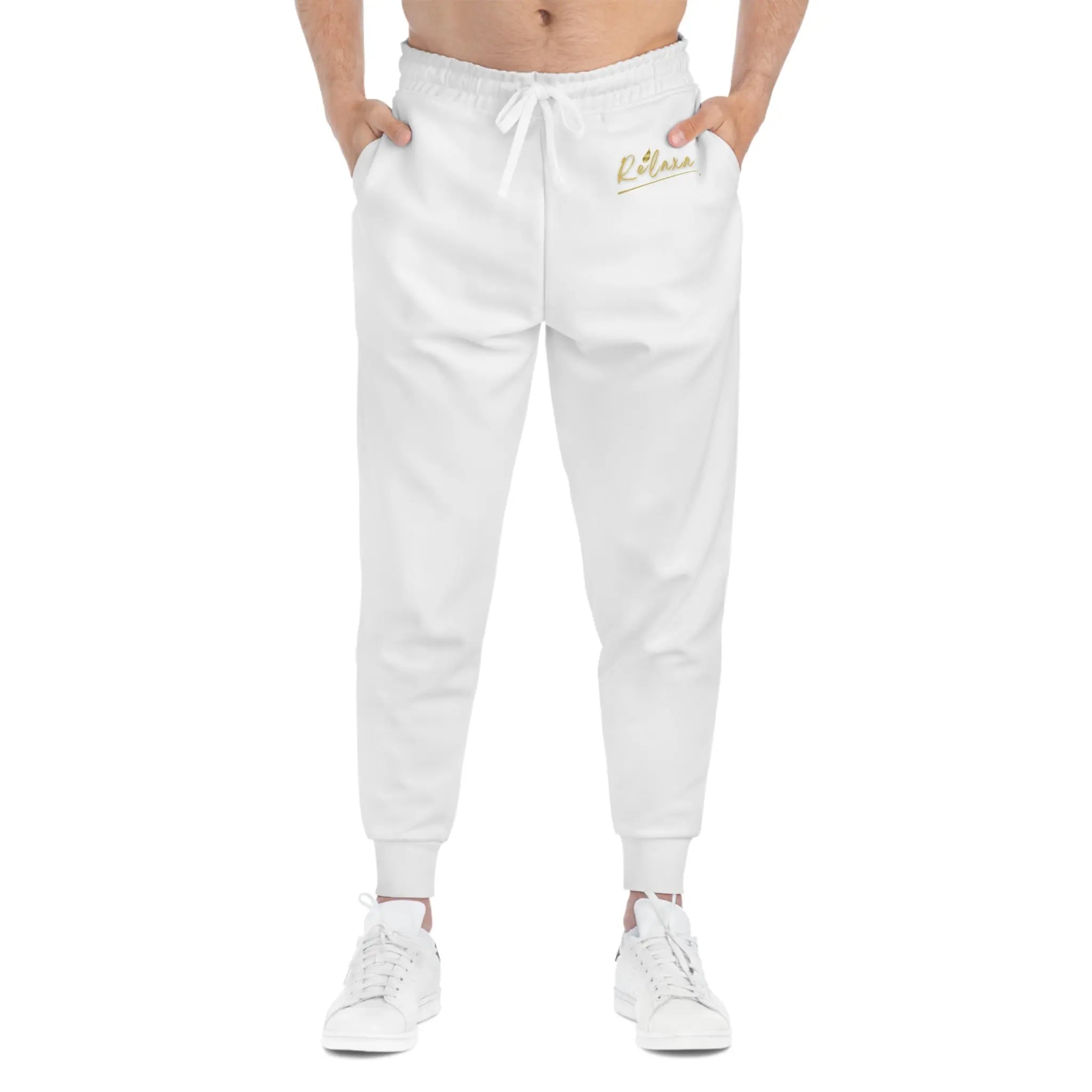 Comfortable Athletic Joggers for Everyday Wear - Trendy White Design Printify