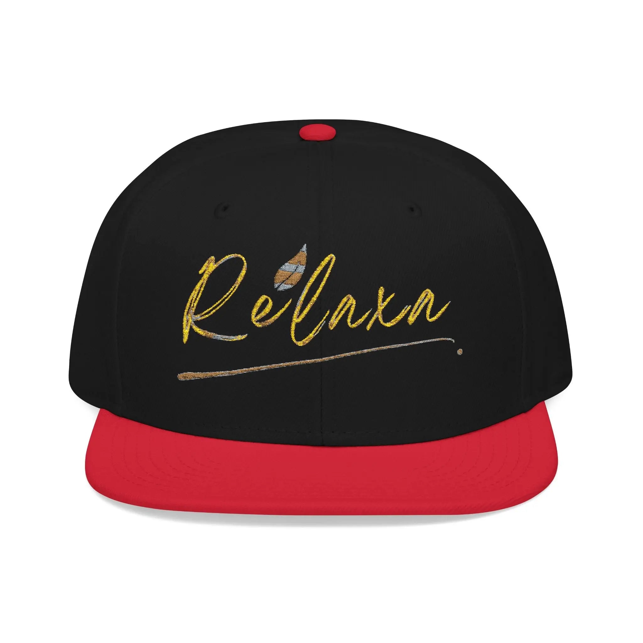 Relaxa Embroidered Snapback Cap - Casual Style Hat for Relaxation Lovers Printify