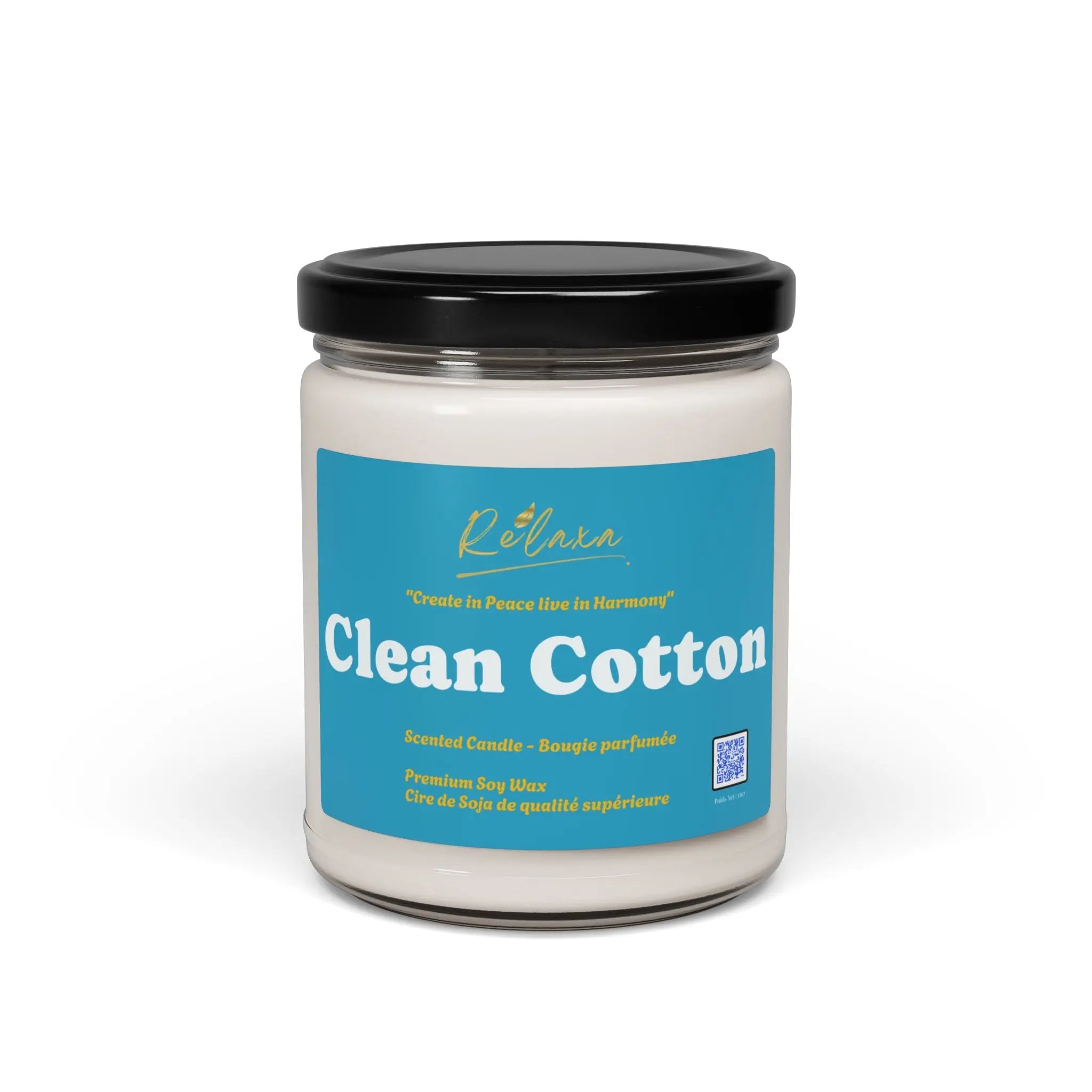 Clean Cotton Scented Candle Printify