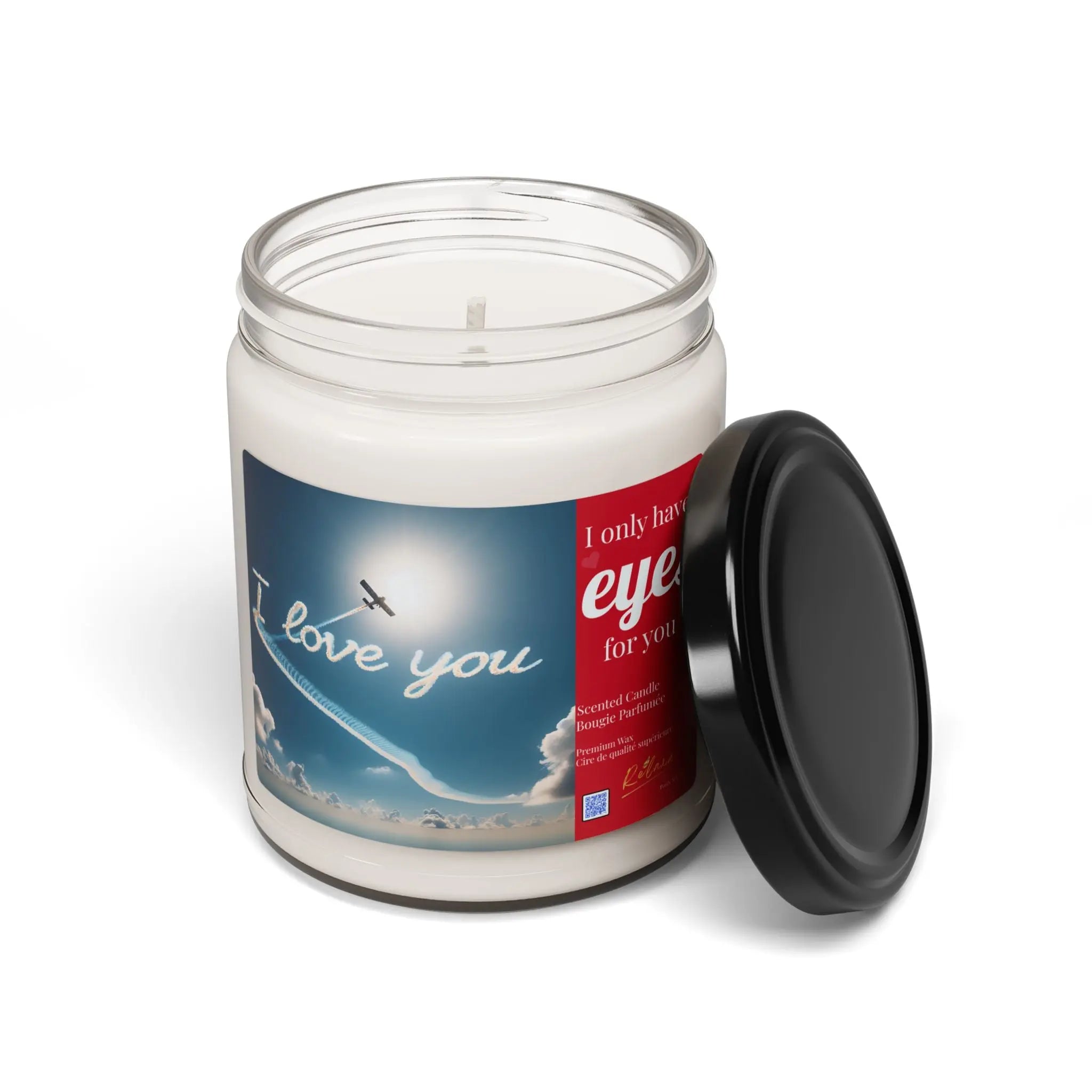 Romantic Scented Soy Candle - 'I Love You' - Perfect Gift for Valentine’s Day, Anniversaries, and Love Celebrations Printify