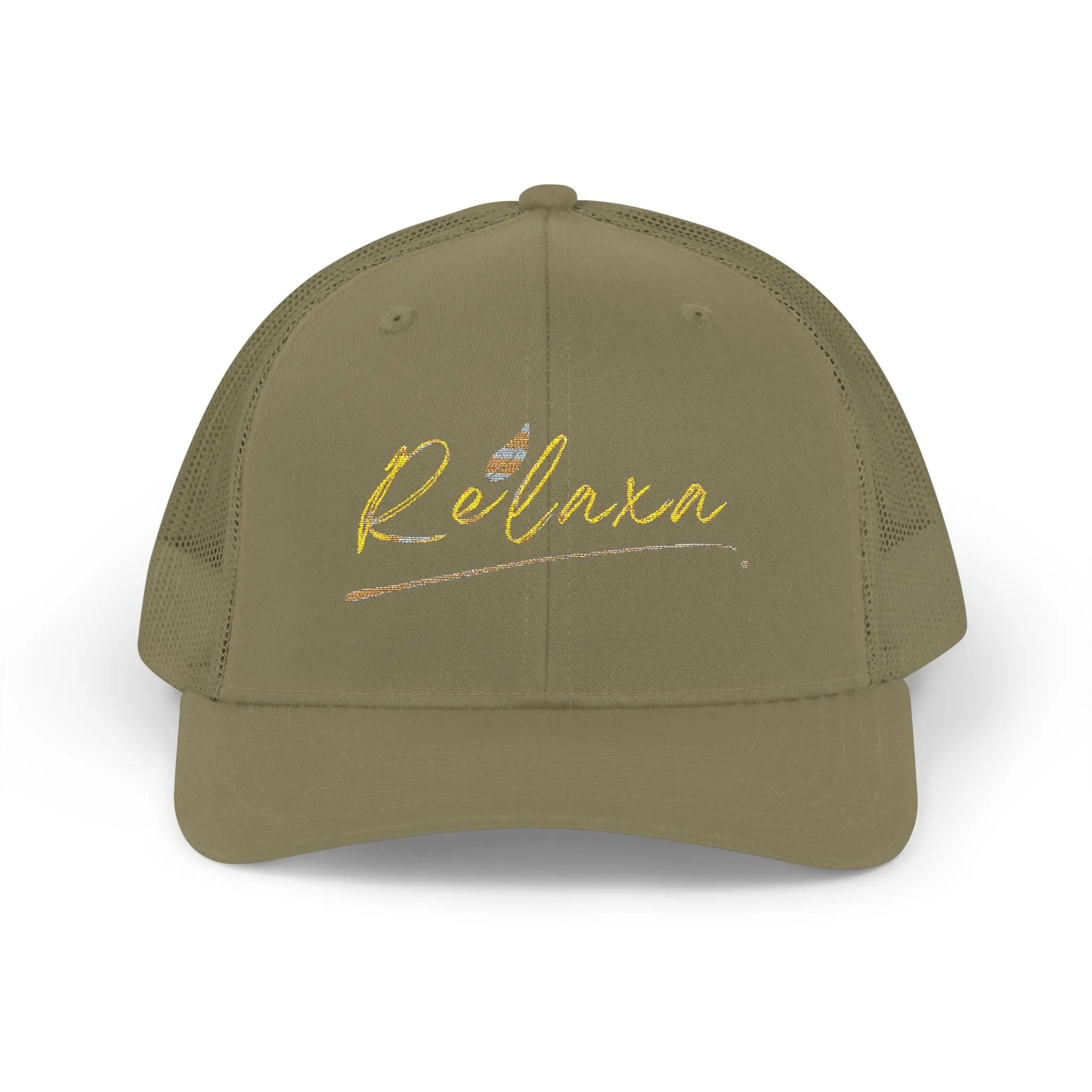 Relaxing Snapback Trucker Cap - Stylish Embroidered Hat Printify