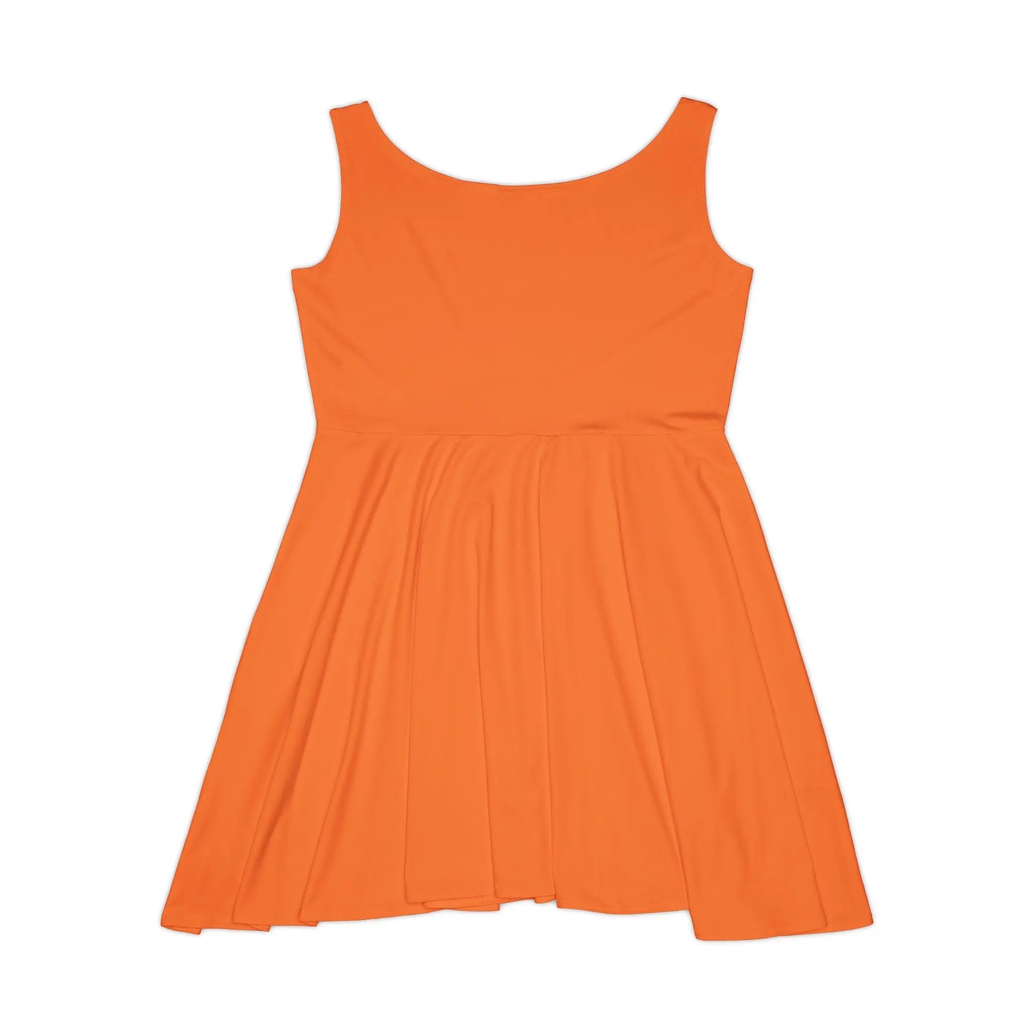 Chic Women's Skater Dress - Elegant White Casual Style Printify