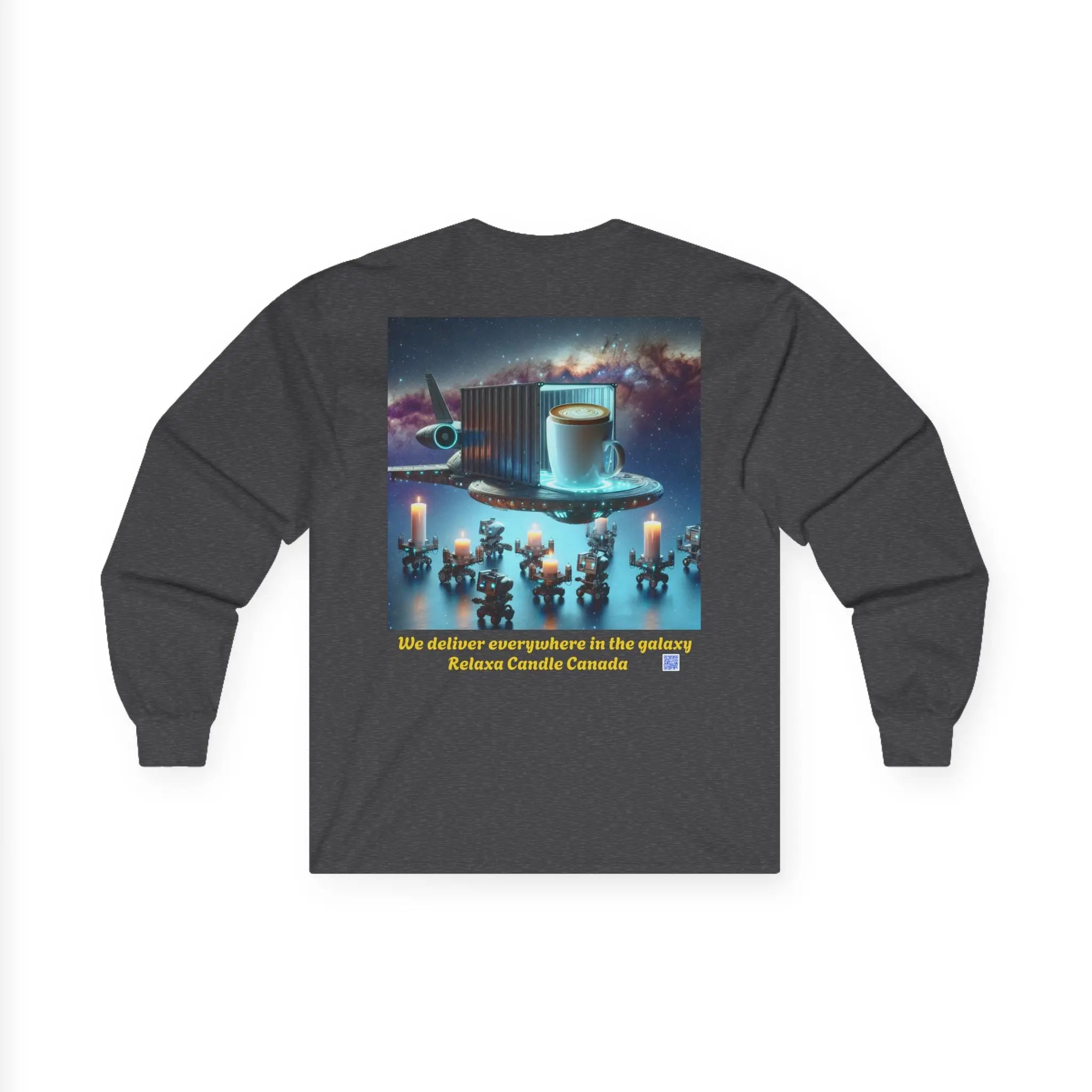 Relaxa Galaxy Unisex Ultra Cotton Long Sleeve Tee Printify