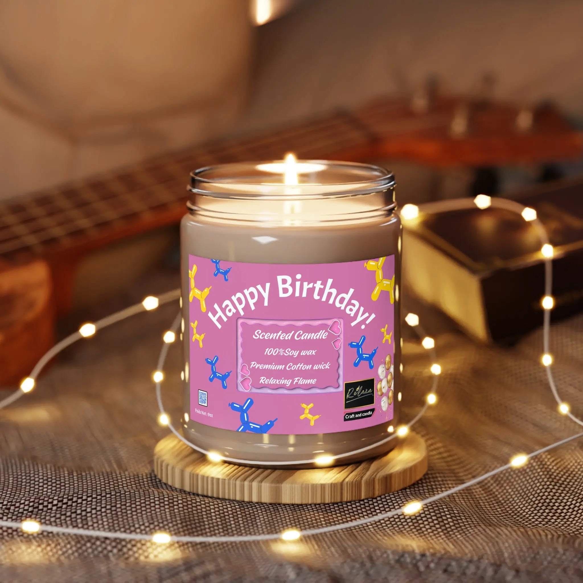 Happy Birthday Scented Candle Relaxa Candle Canada