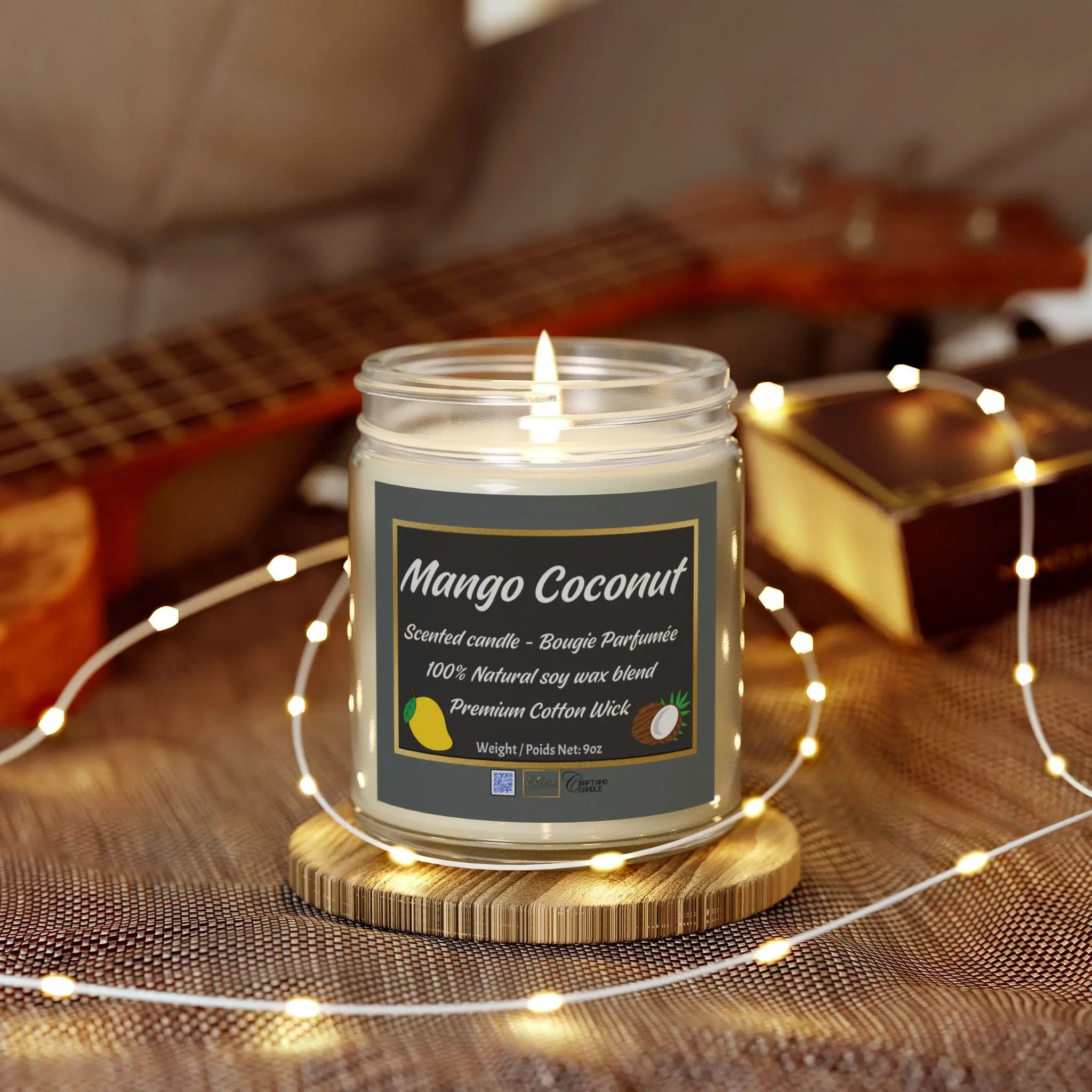 Mango Coconut Candle Relaxa Candle Canada