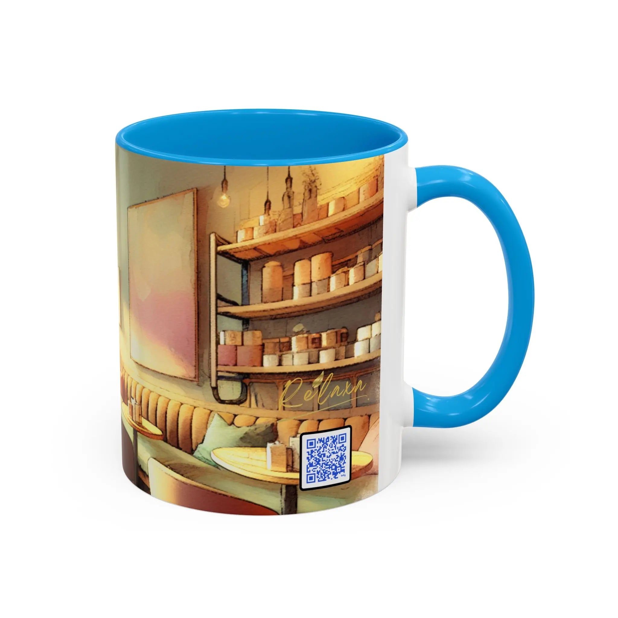Colorful Café Mug - 11oz & 15oz - Perfect for Coffee Lovers & Gift Giving Printify