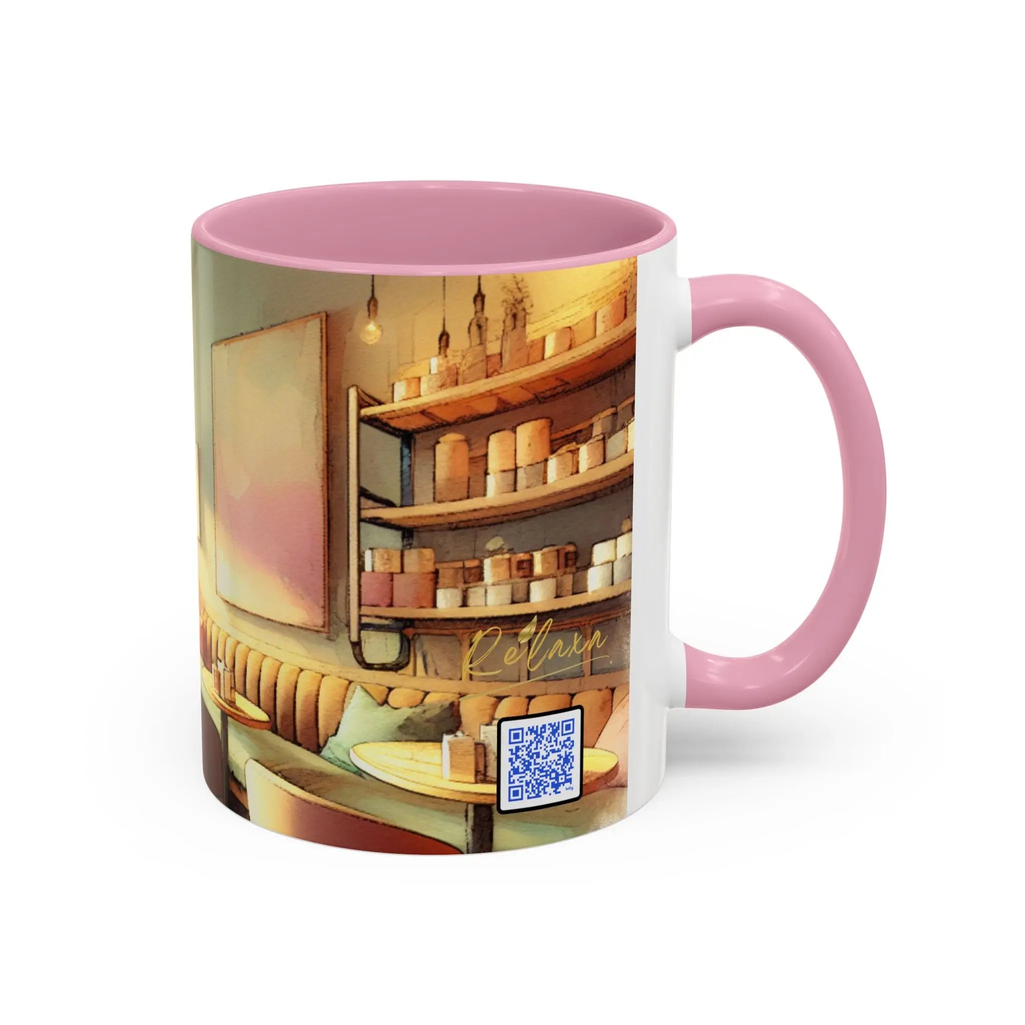 Colorful Café Mug - 11oz & 15oz - Perfect for Coffee Lovers & Gift Giving Printify
