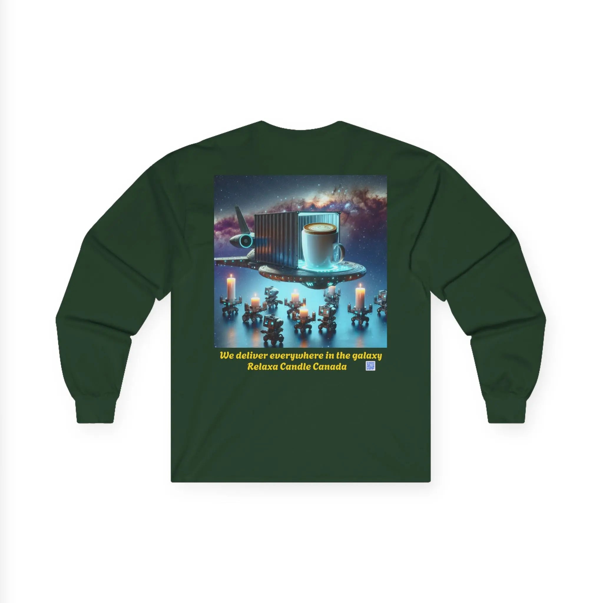 Relaxa Galaxy Unisex Ultra Cotton Long Sleeve Tee Printify