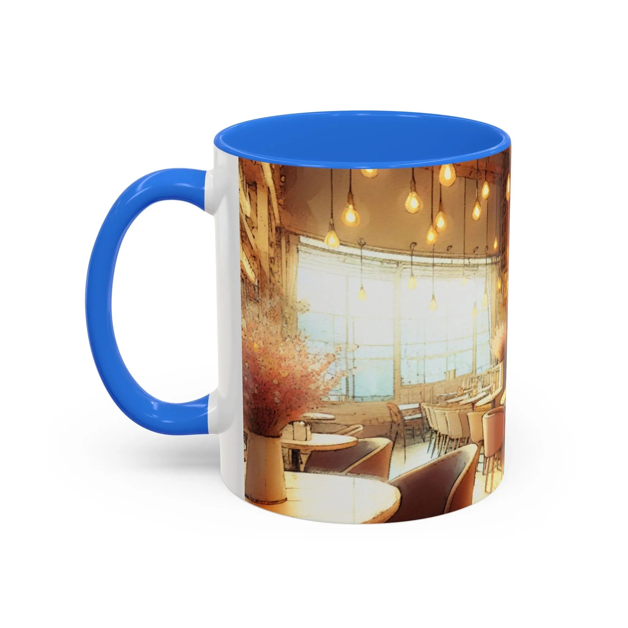 Colorful Café Mug - 11oz & 15oz - Perfect for Coffee Lovers & Gift Giving Printify