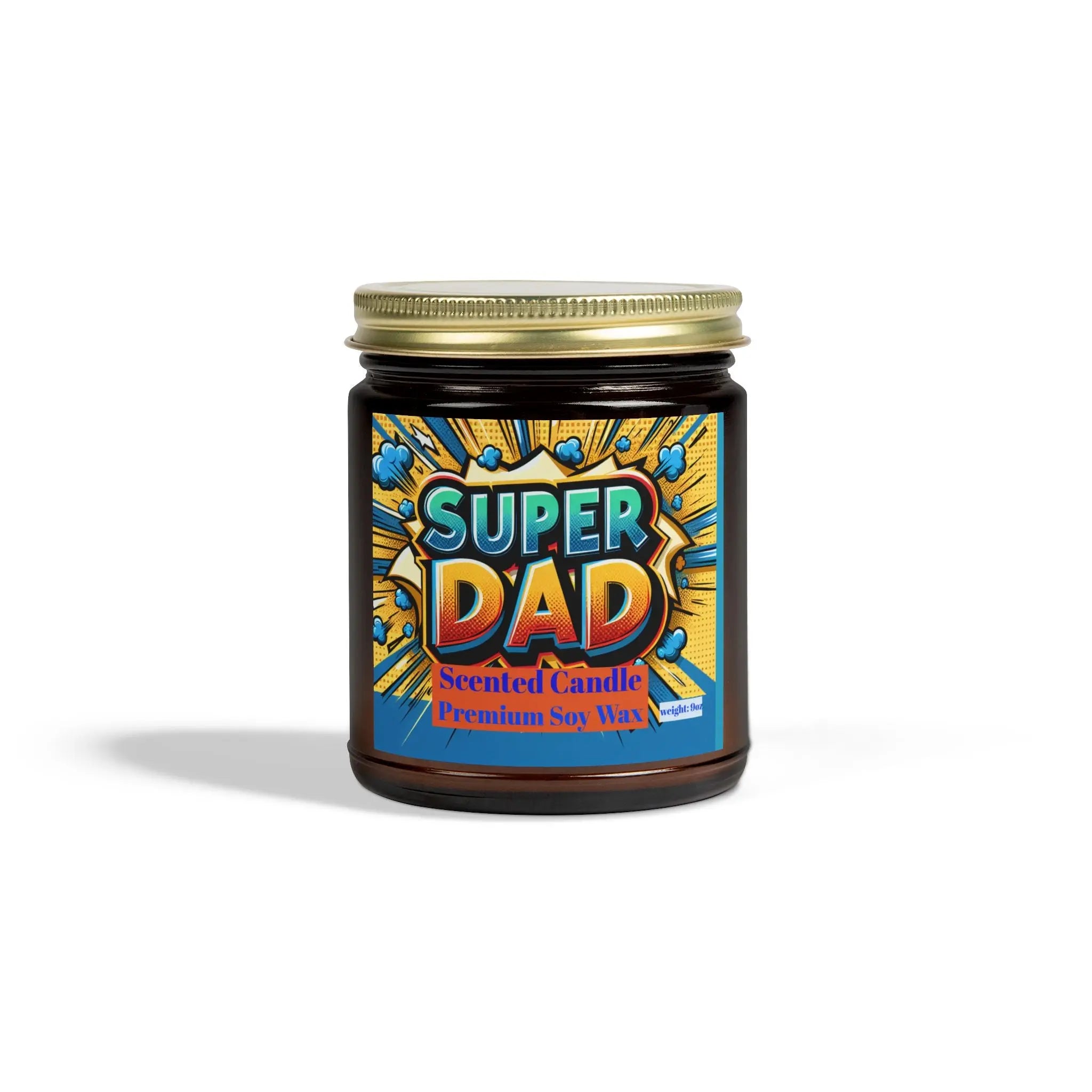 Super Dad Scented Candle - Premium Coconut Apricot Wax - Perfect Gift for Father's Day Printify