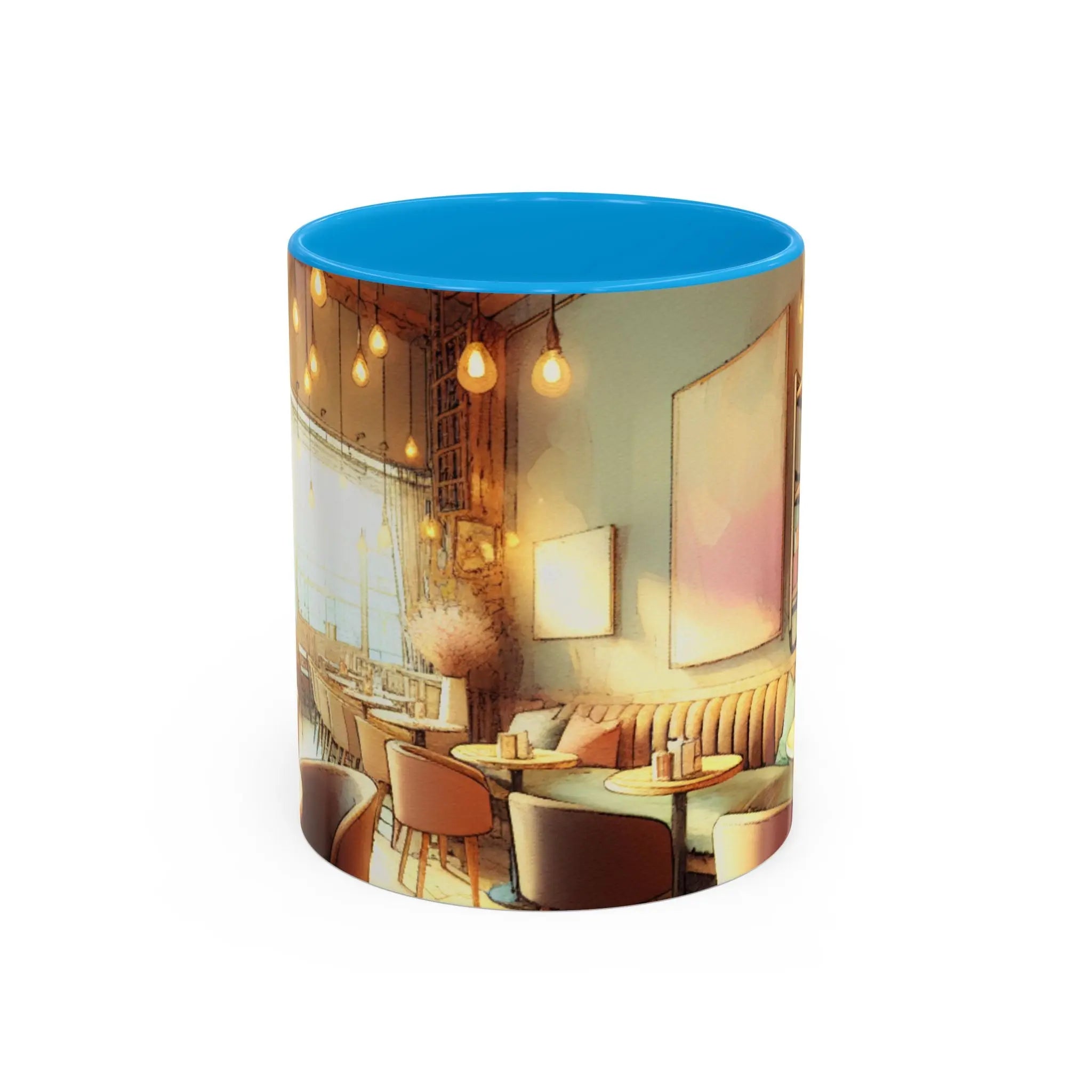 Colorful Café Mug - 11oz & 15oz - Perfect for Coffee Lovers & Gift Giving Printify