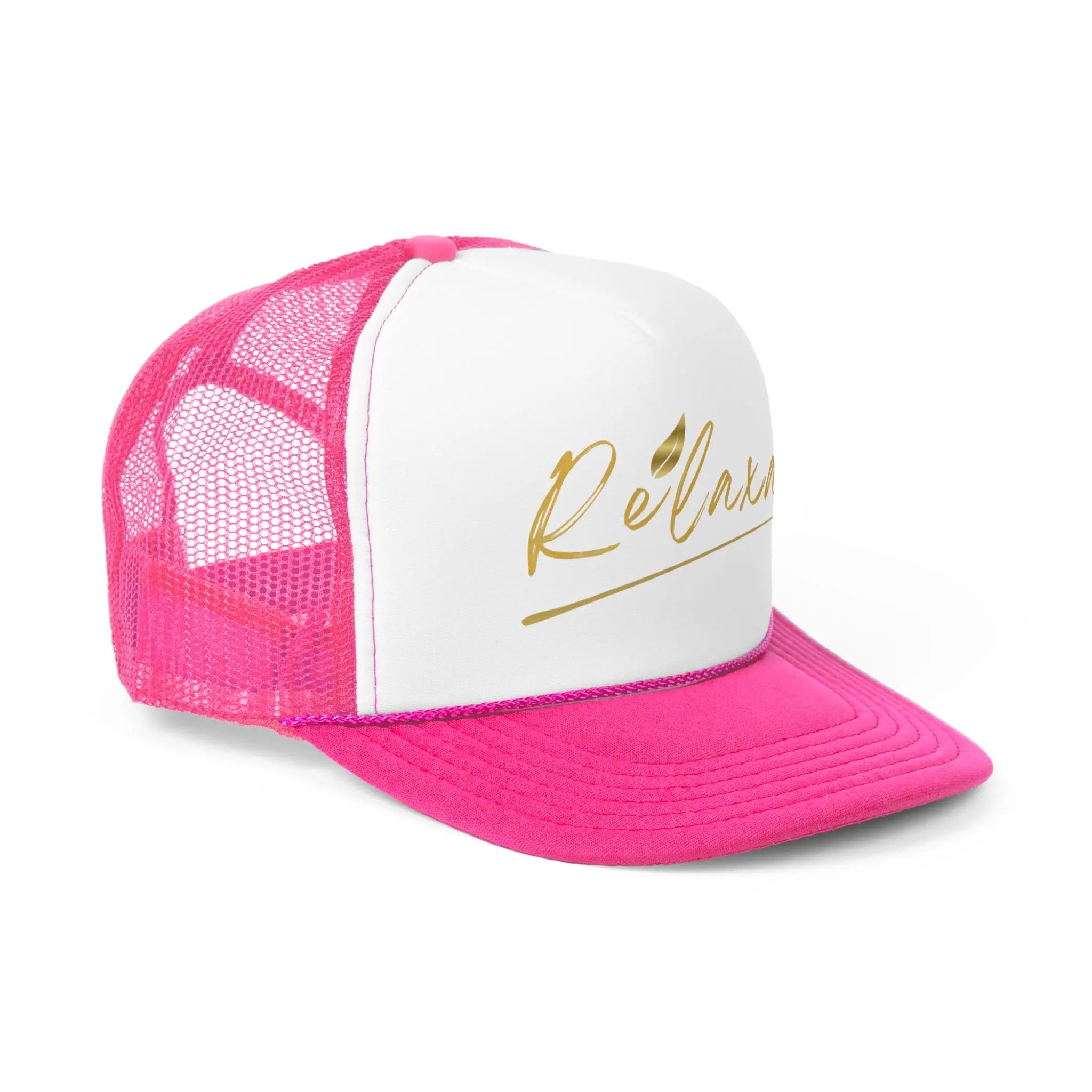 Relaxa Trucker Cap - Powered by Google, Perfect Gift for Tech Lovers Printify
