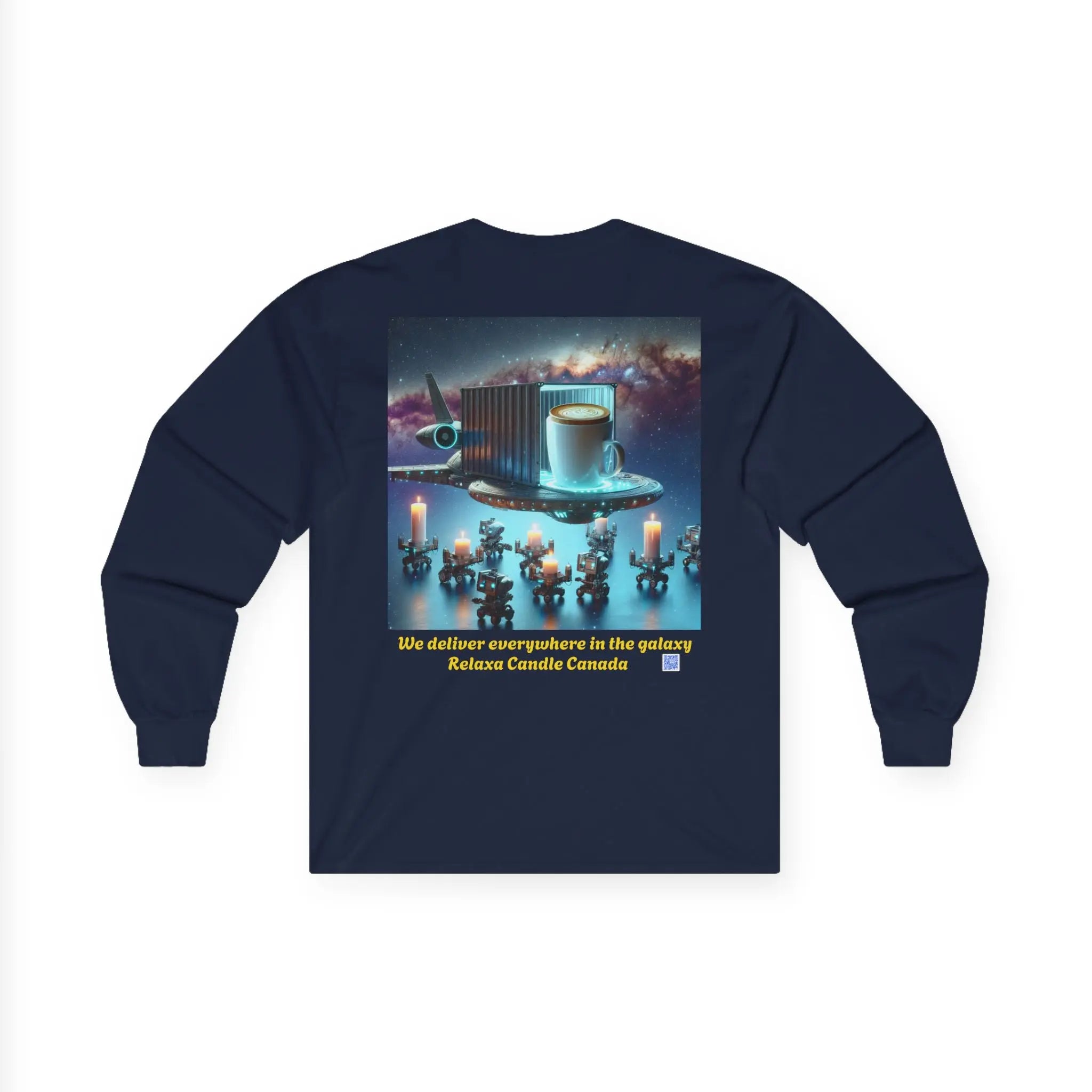 Relaxa Galaxy Unisex Ultra Cotton Long Sleeve Tee Printify