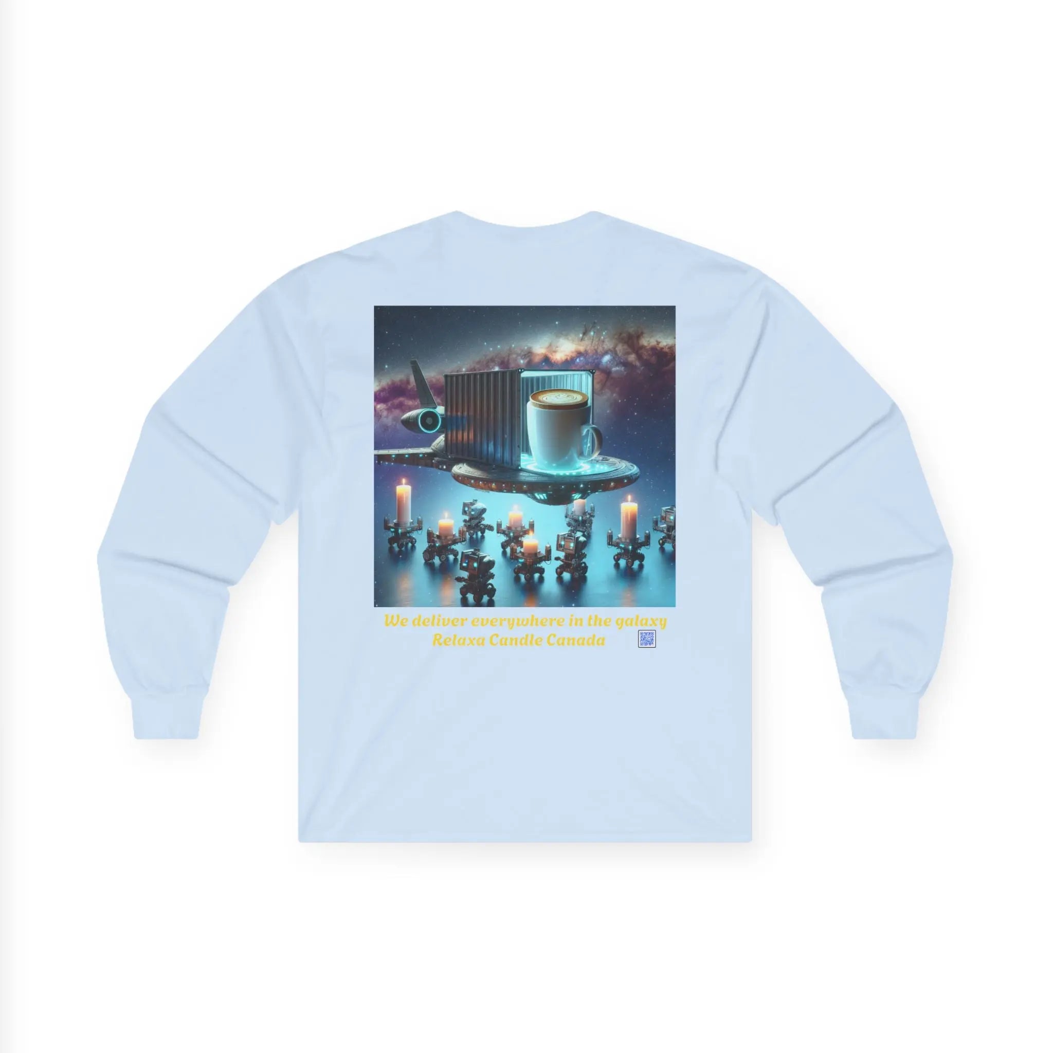 Relaxa Galaxy Unisex Ultra Cotton Long Sleeve Tee Printify