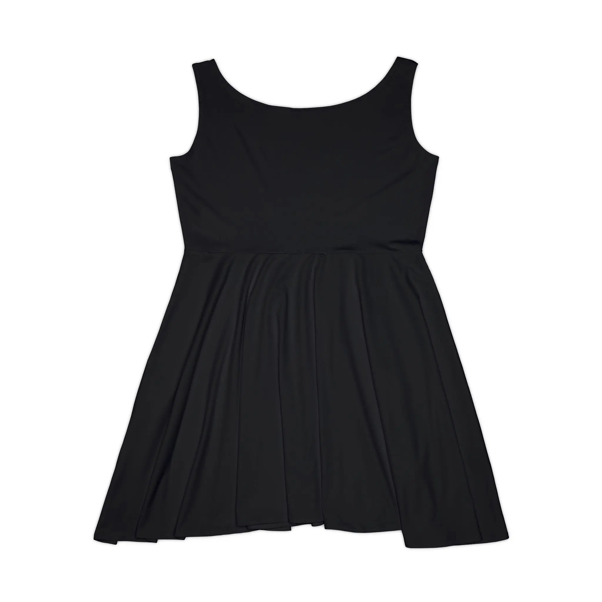 Chic Women's Skater Dress - Elegant White Casual Style Printify