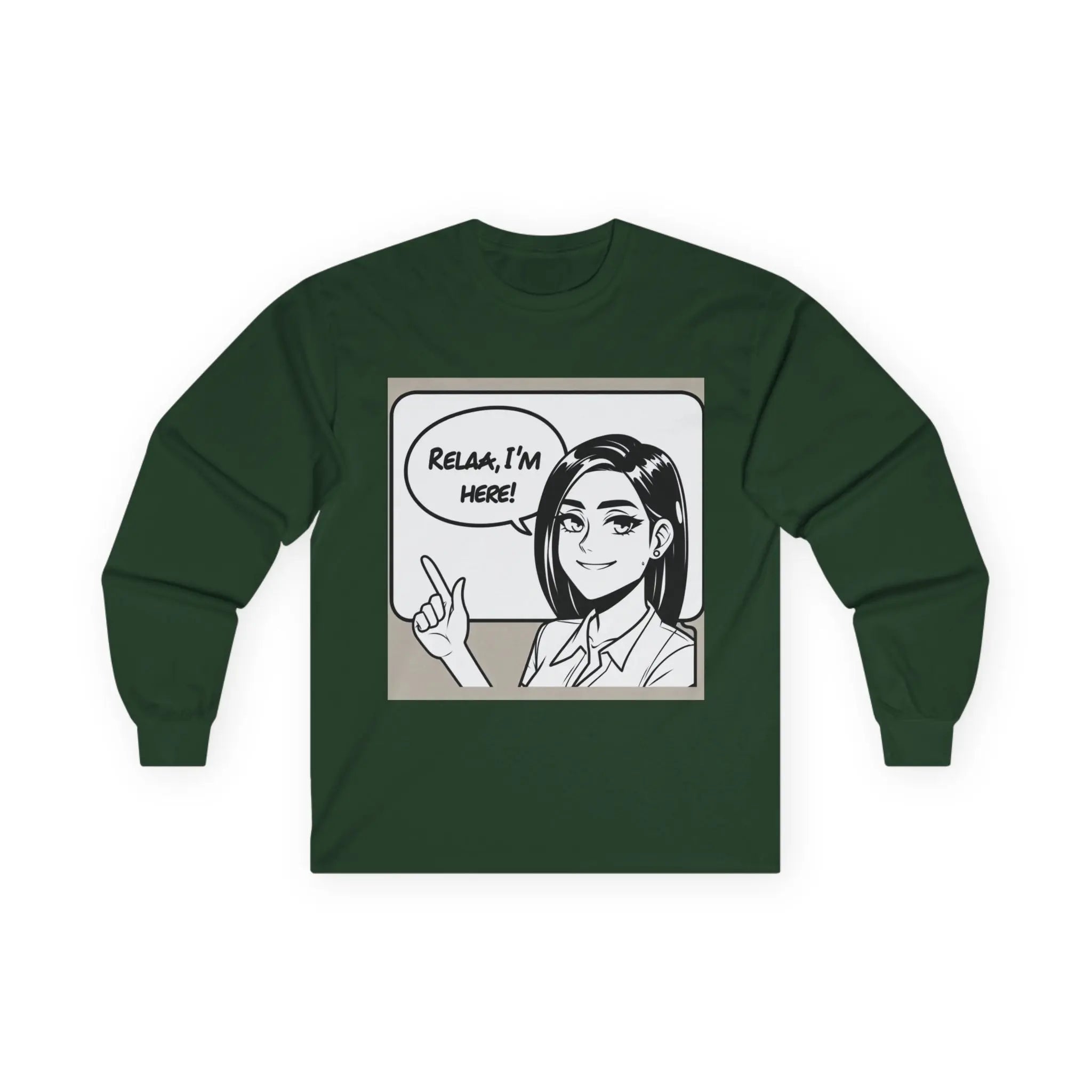 Relaxa Galaxy Unisex Ultra Cotton Long Sleeve Tee Printify