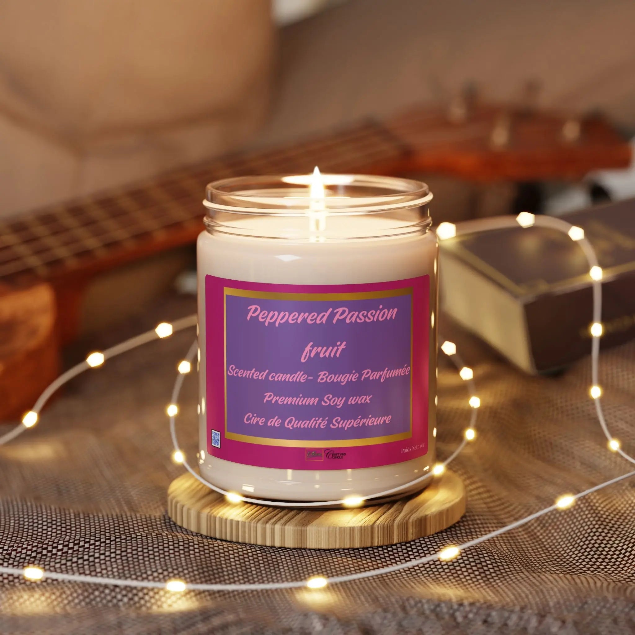 Scented Candle, Peppered Passion fruit, 9oz by Relaxa Relaxa Candle Canada