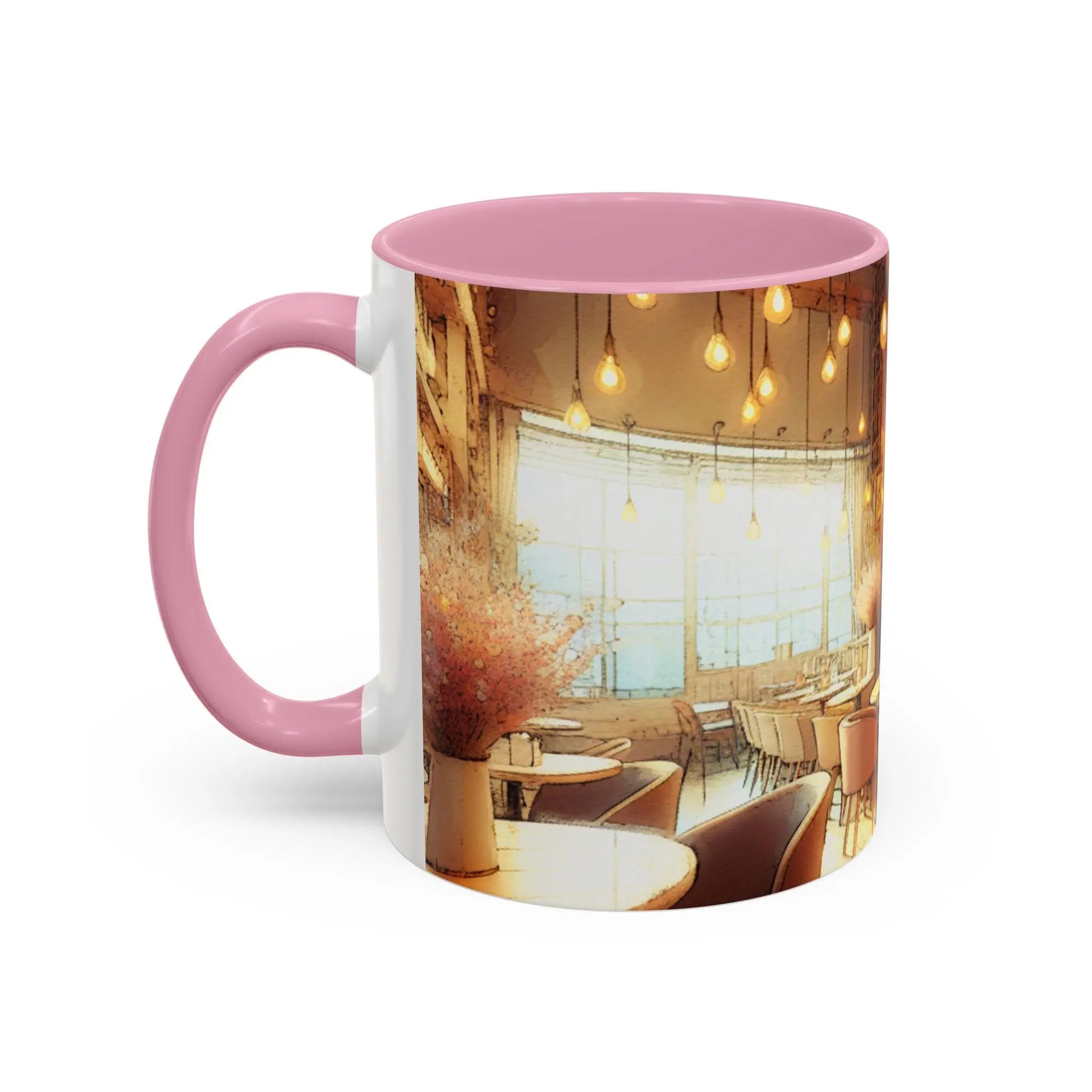 Colorful Café Mug - 11oz & 15oz - Perfect for Coffee Lovers & Gift Giving Printify