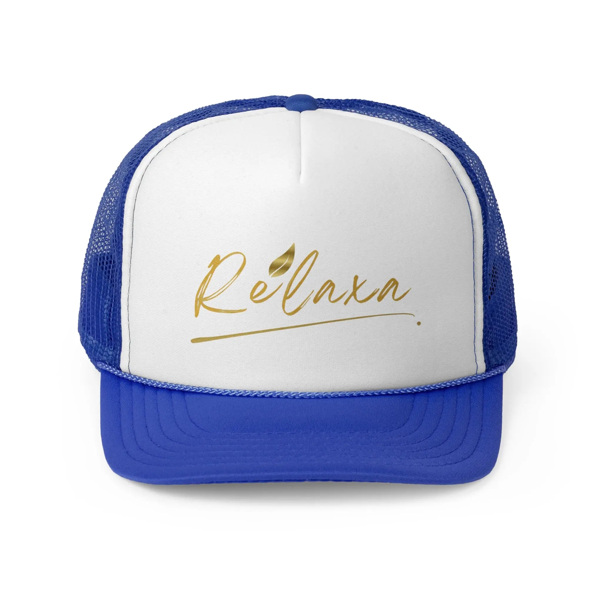 Relaxa Trucker Cap - Powered by Google, Perfect Gift for Tech Lovers Printify