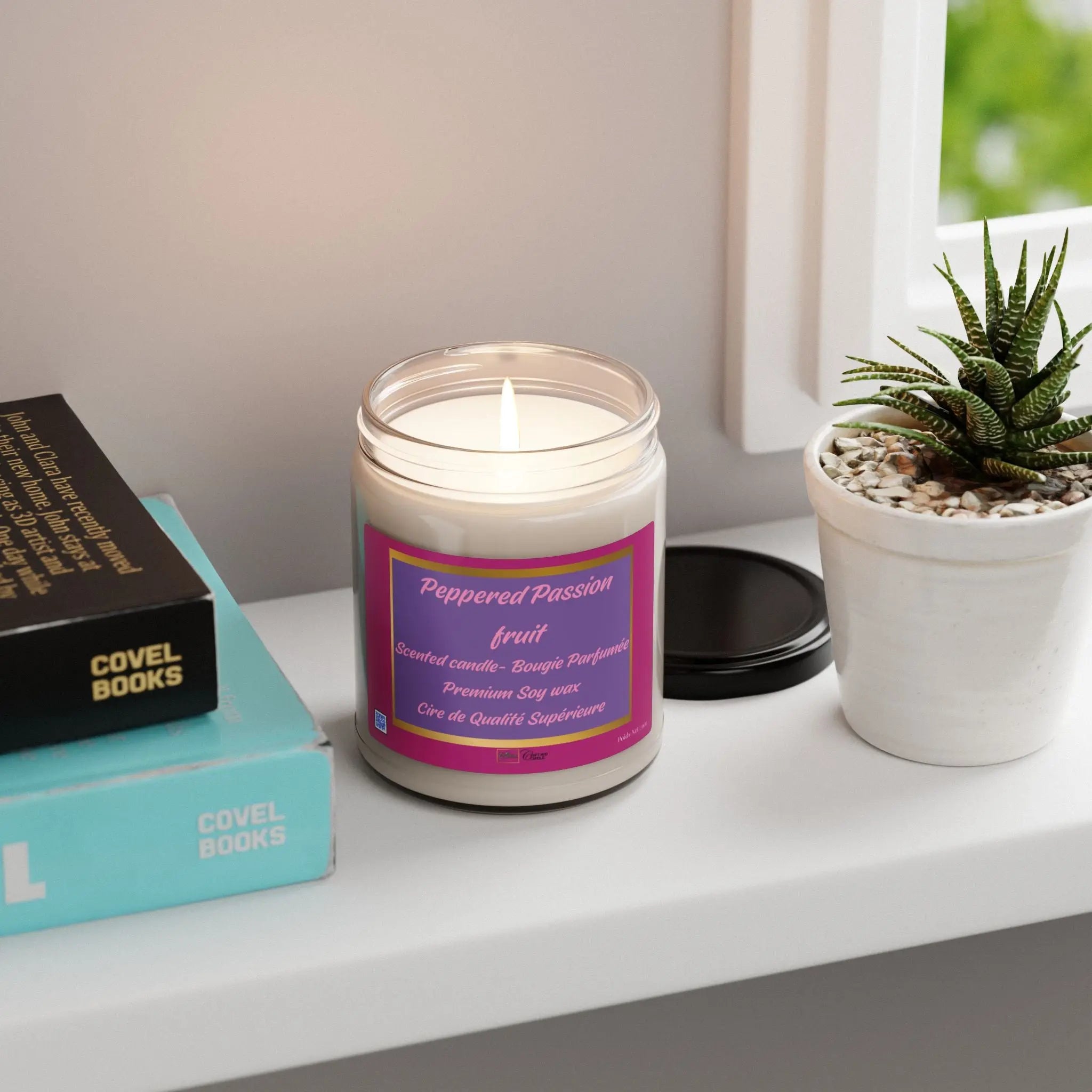 Scented Candle, Peppered Passion fruit, 9oz by Relaxa Relaxa Candle Canada