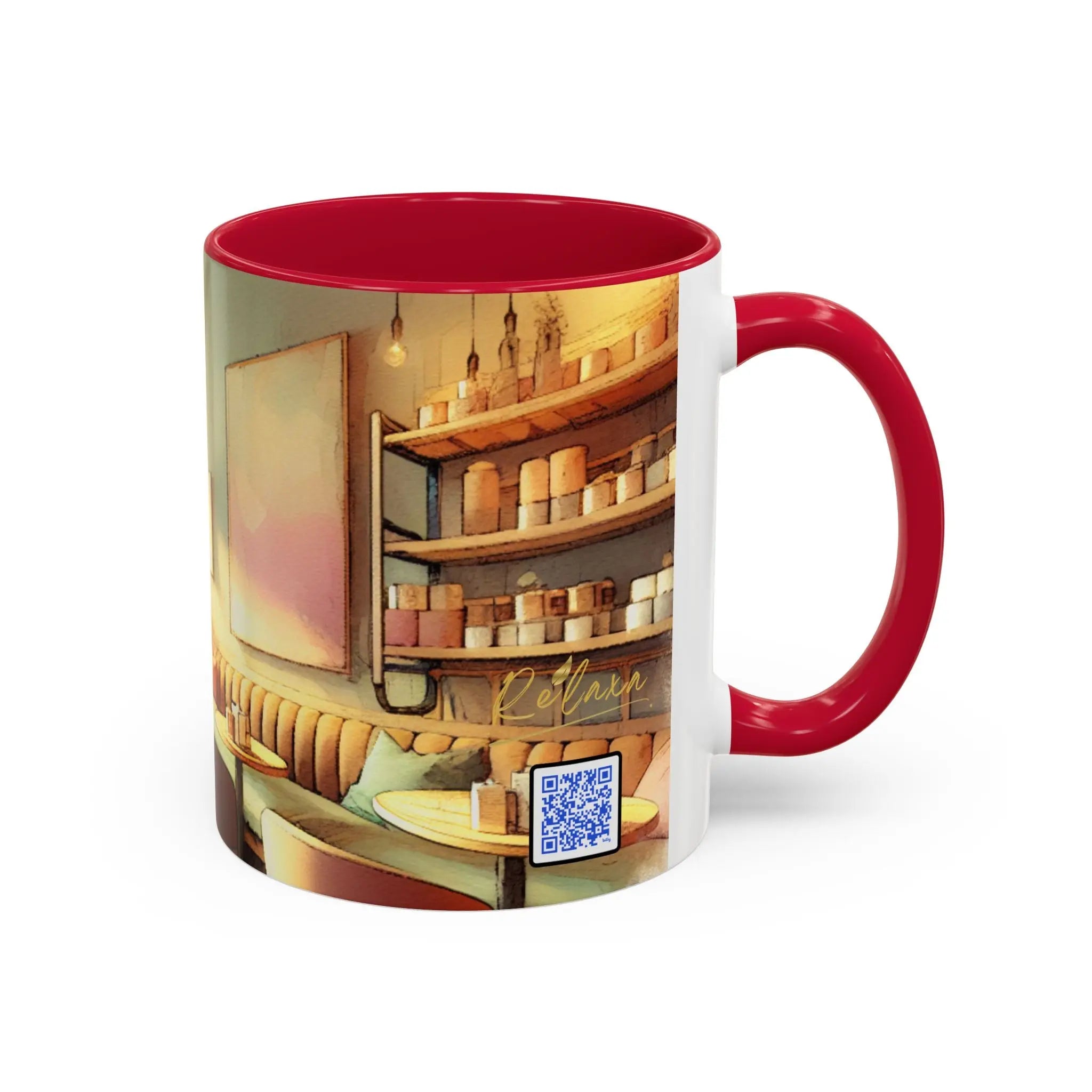 Colorful Café Mug - 11oz & 15oz - Perfect for Coffee Lovers & Gift Giving Printify