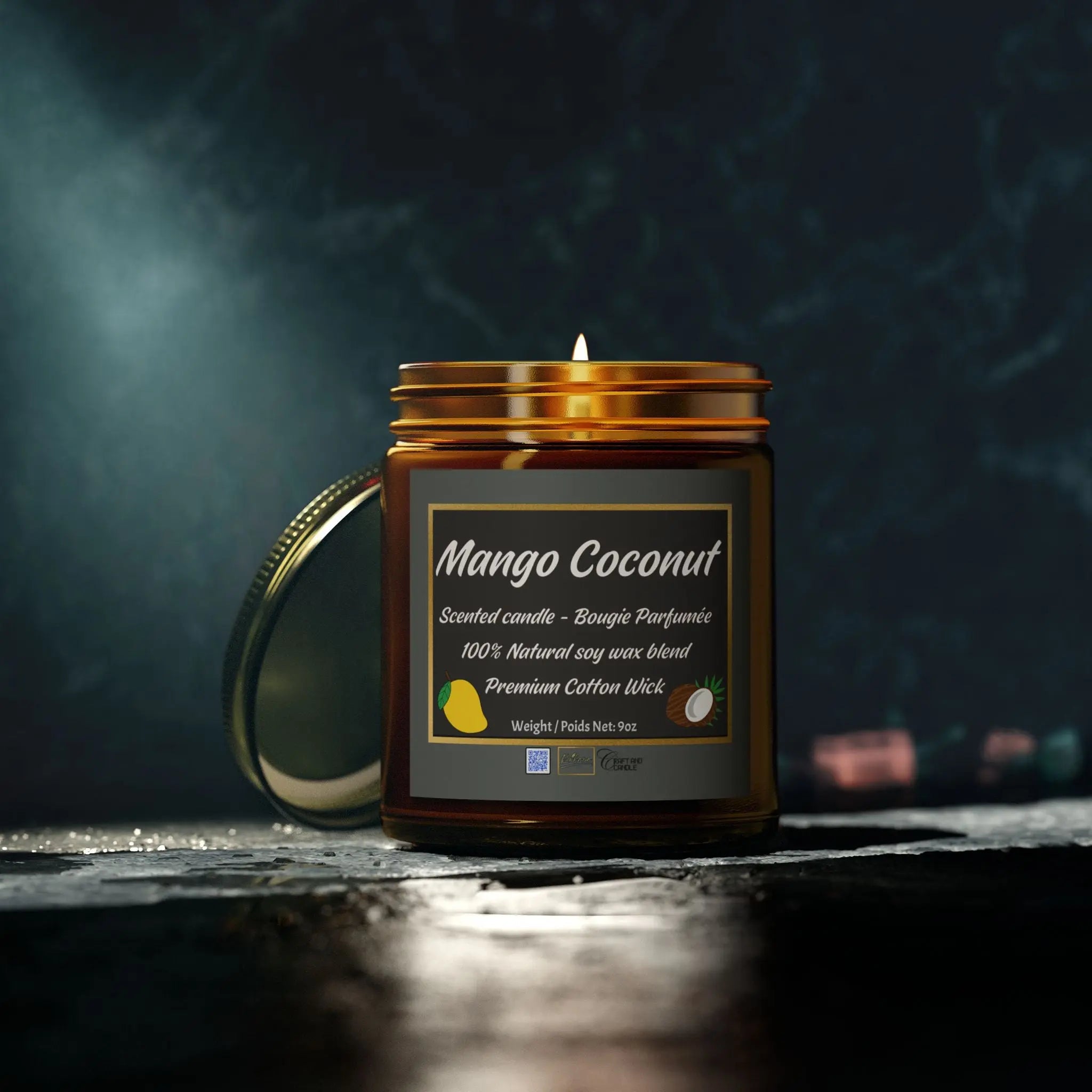 Mango Coconut Candle Relaxa Candle Canada