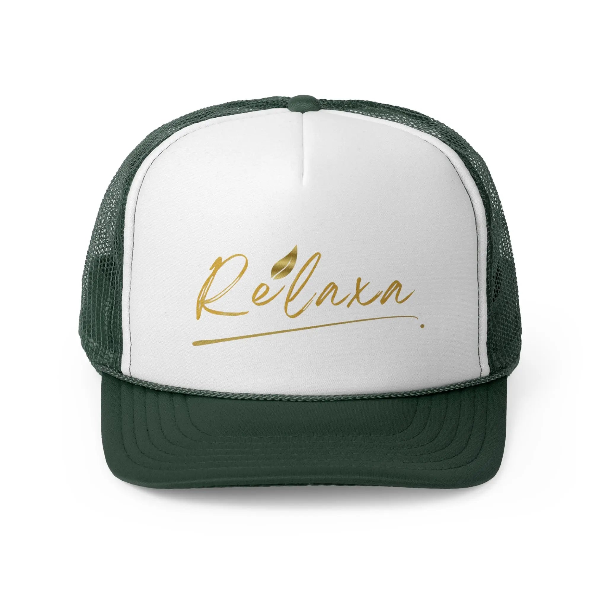 Relaxa Trucker Cap - Powered by Google, Perfect Gift for Tech Lovers Printify