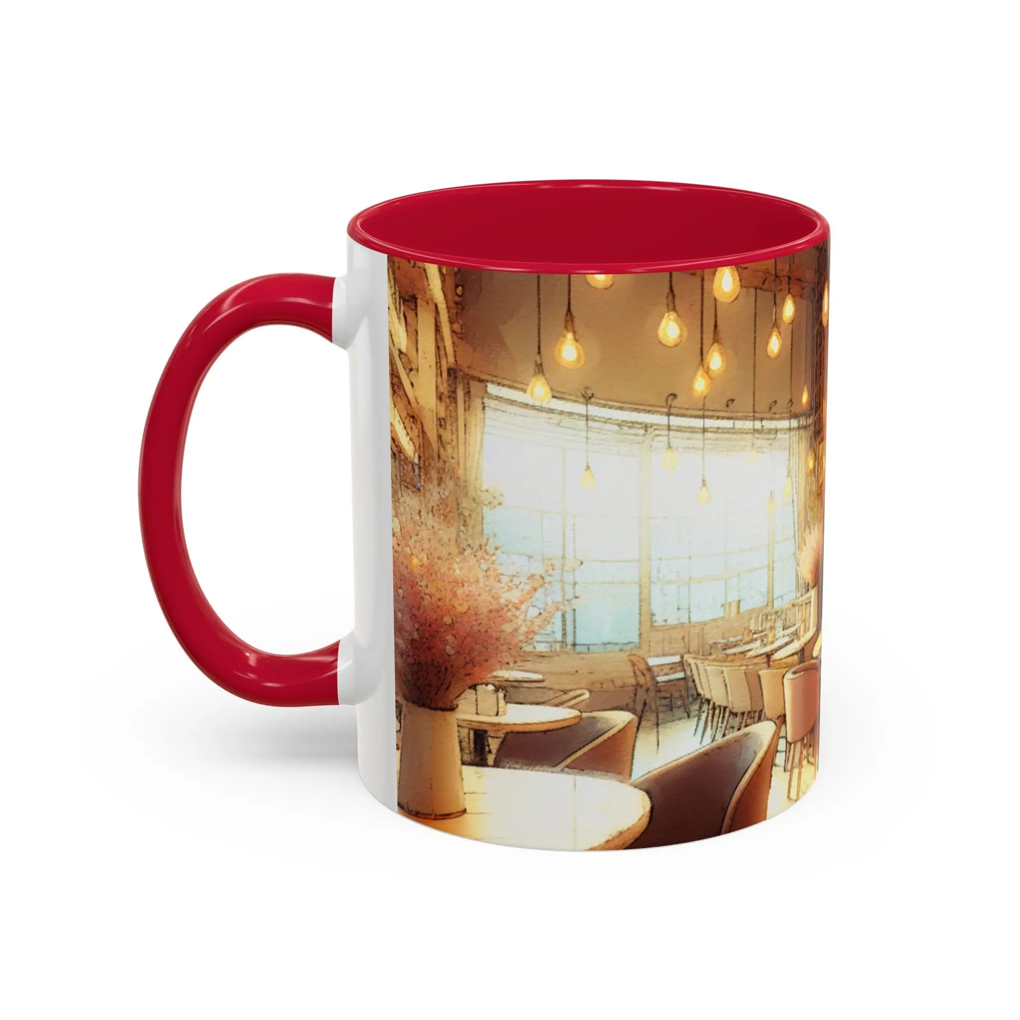 Colorful Café Mug - 11oz & 15oz - Perfect for Coffee Lovers & Gift Giving Printify