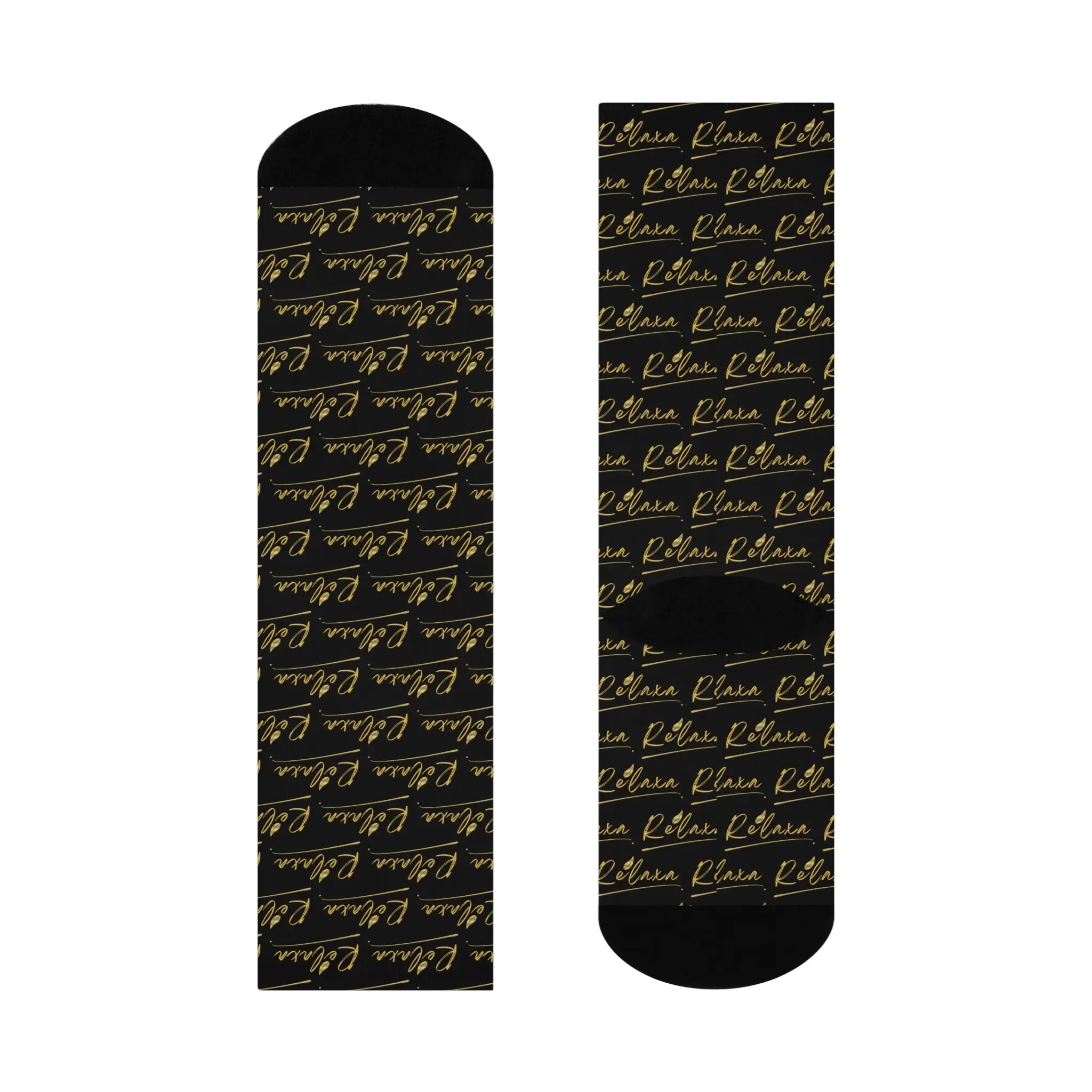 Copy of Relaxa Cushioned Crew Socks - Relax & Unwind Design Printify