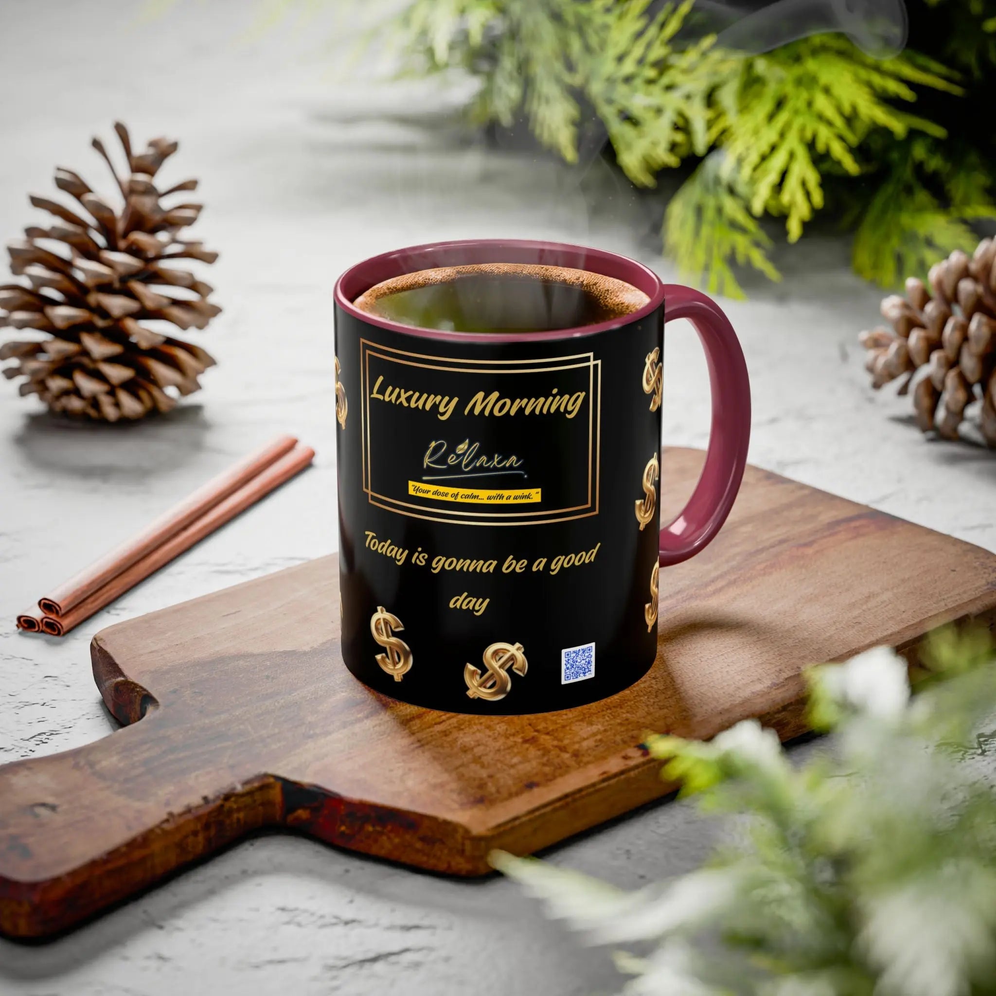 Money maker- 11oz & 15oz - Perfect for Coffee Lovers & Gift Giving Printify