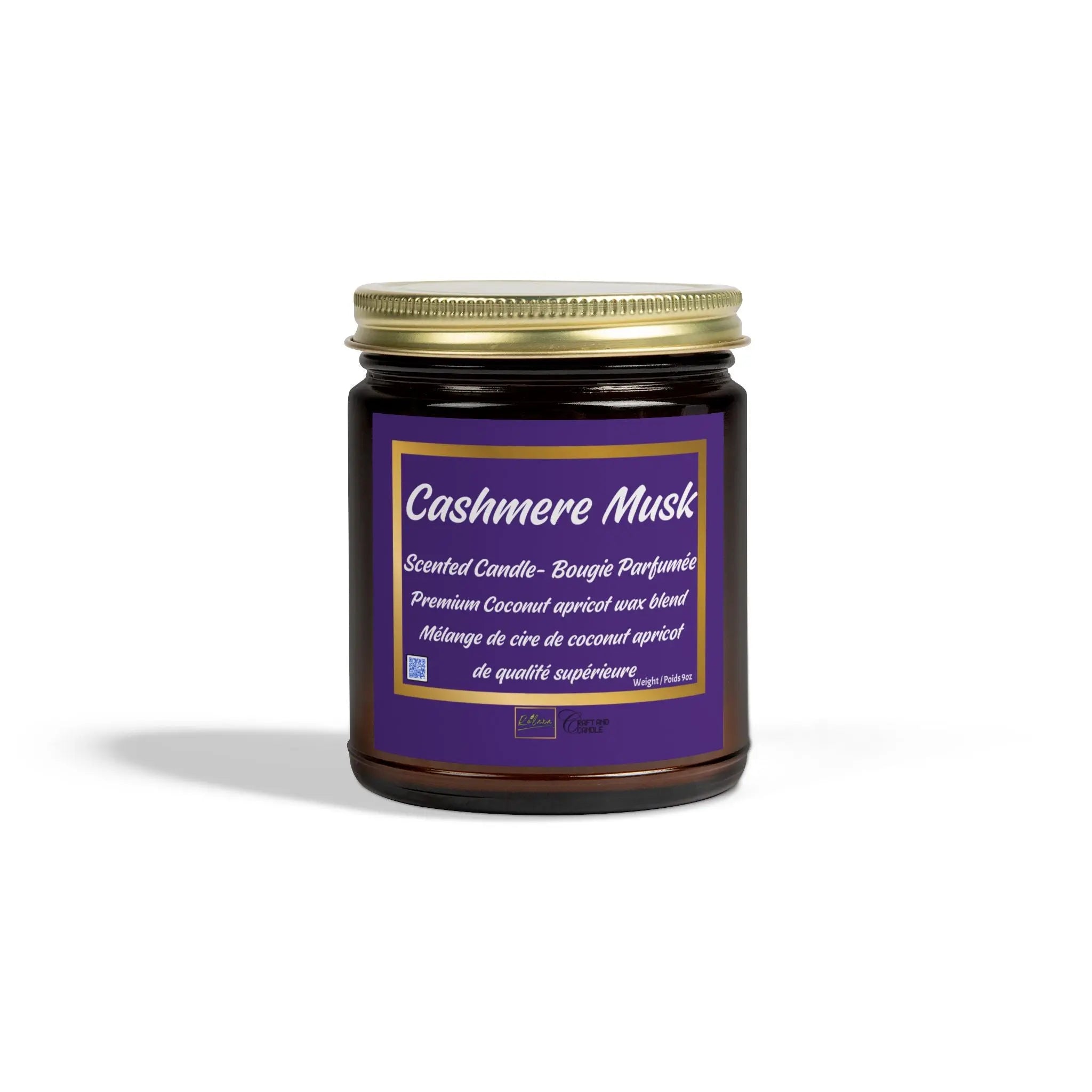 Candle, Cashmere Musk Scented Coconut Apricot Relaxa Candle Canada