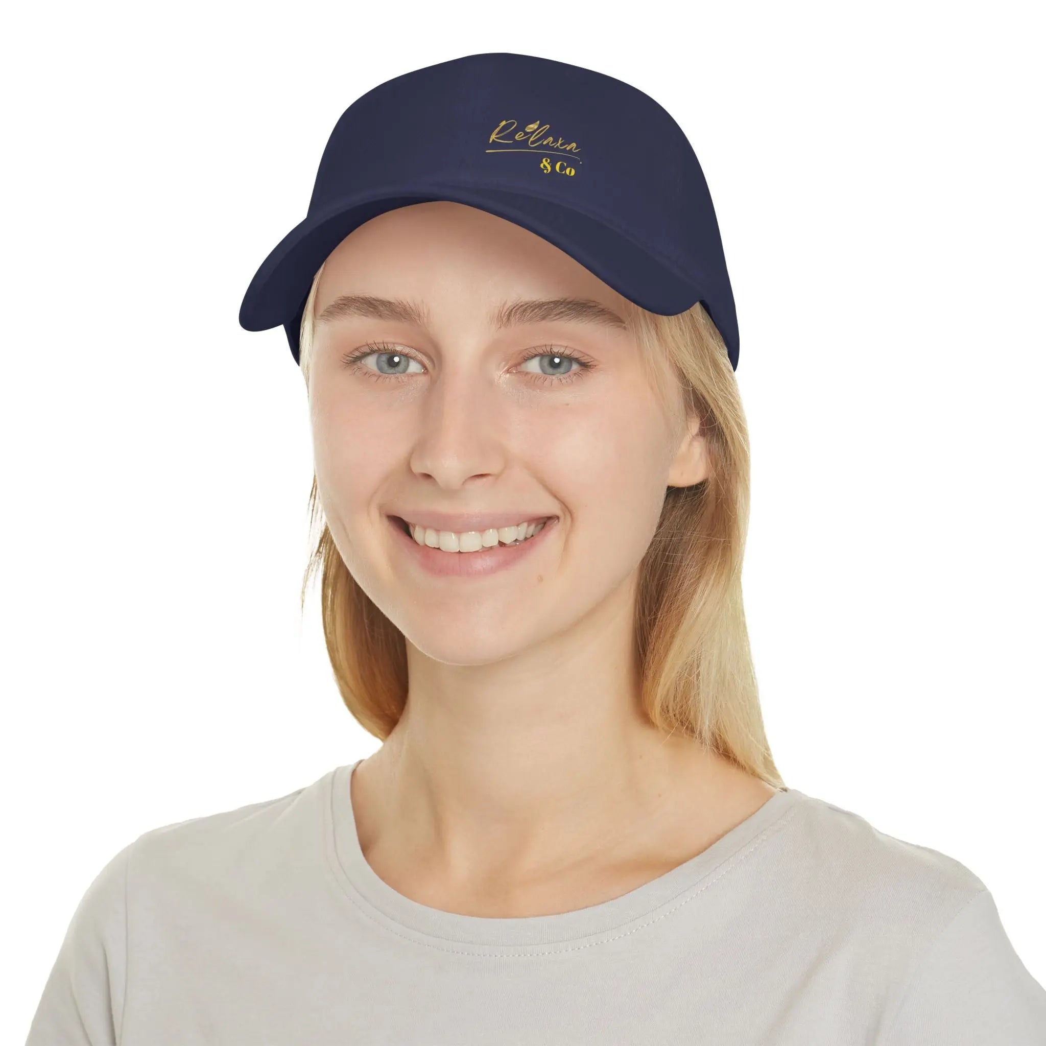 Relaxa Red Baseball Cap - Stylish Low Profile Cap for Casual Outings Printify