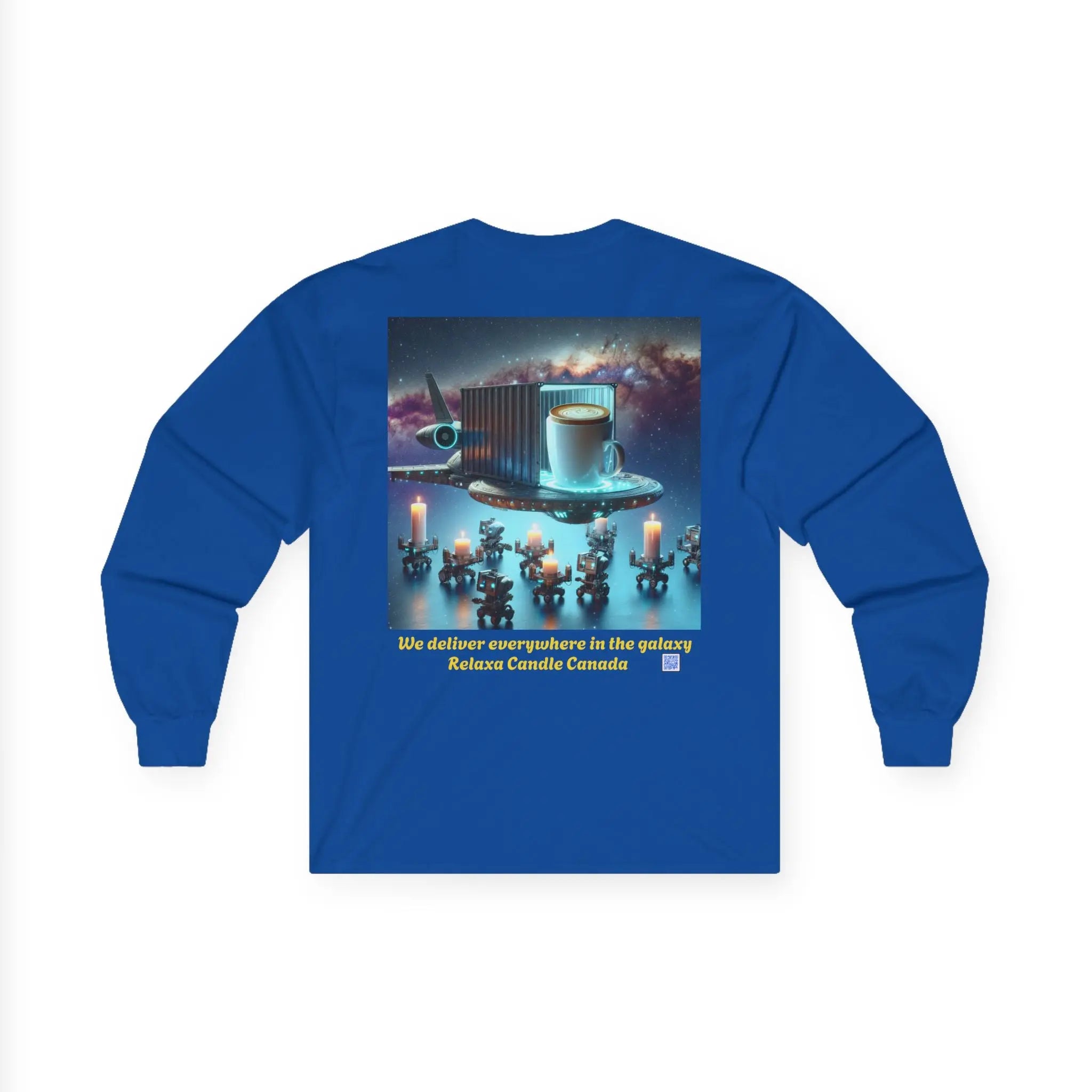 Relaxa Galaxy Unisex Ultra Cotton Long Sleeve Tee Printify