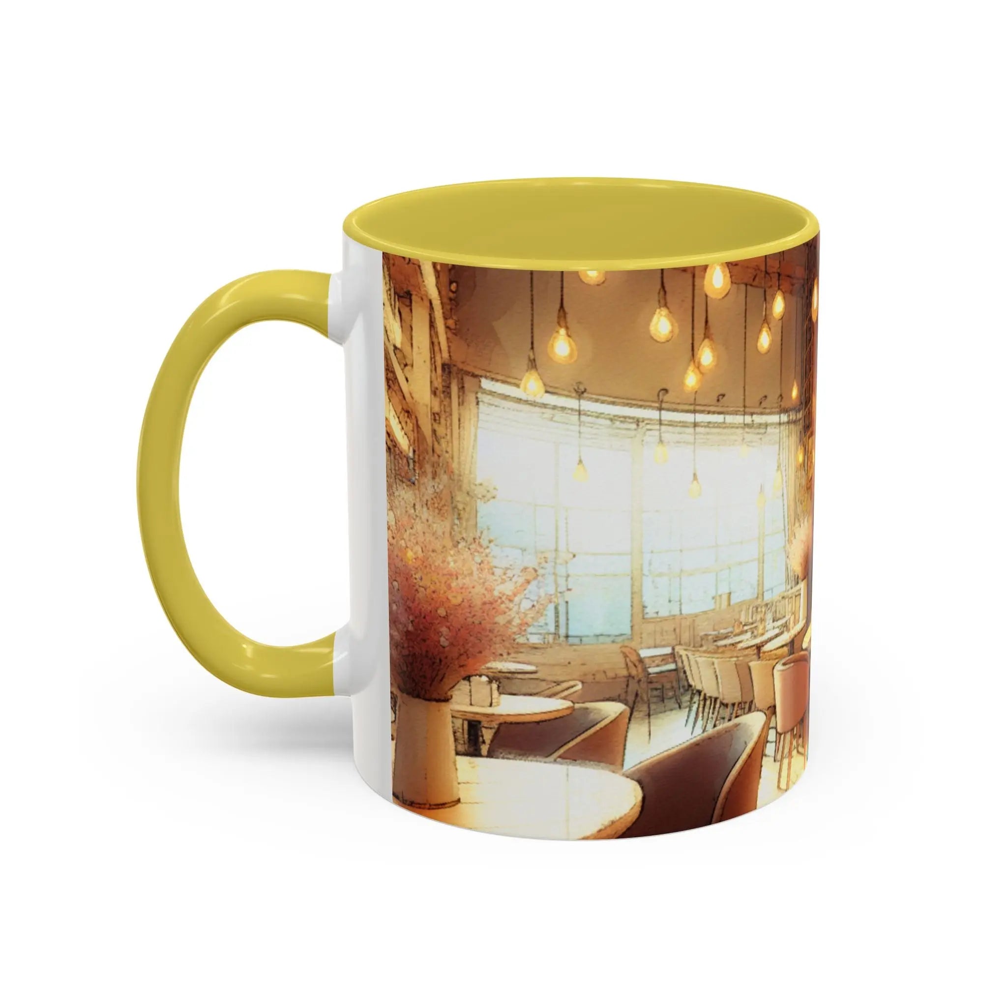 Colorful Café Mug - 11oz & 15oz - Perfect for Coffee Lovers & Gift Giving Printify