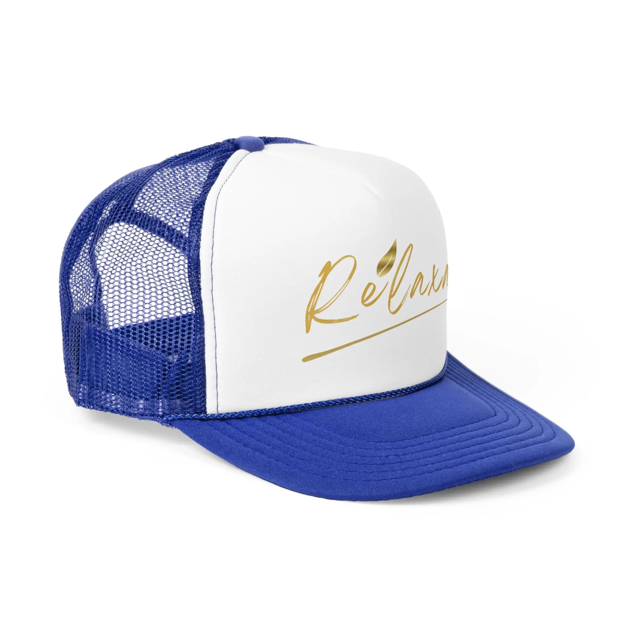 Relaxa Trucker Cap - Powered by Google, Perfect Gift for Tech Lovers Printify
