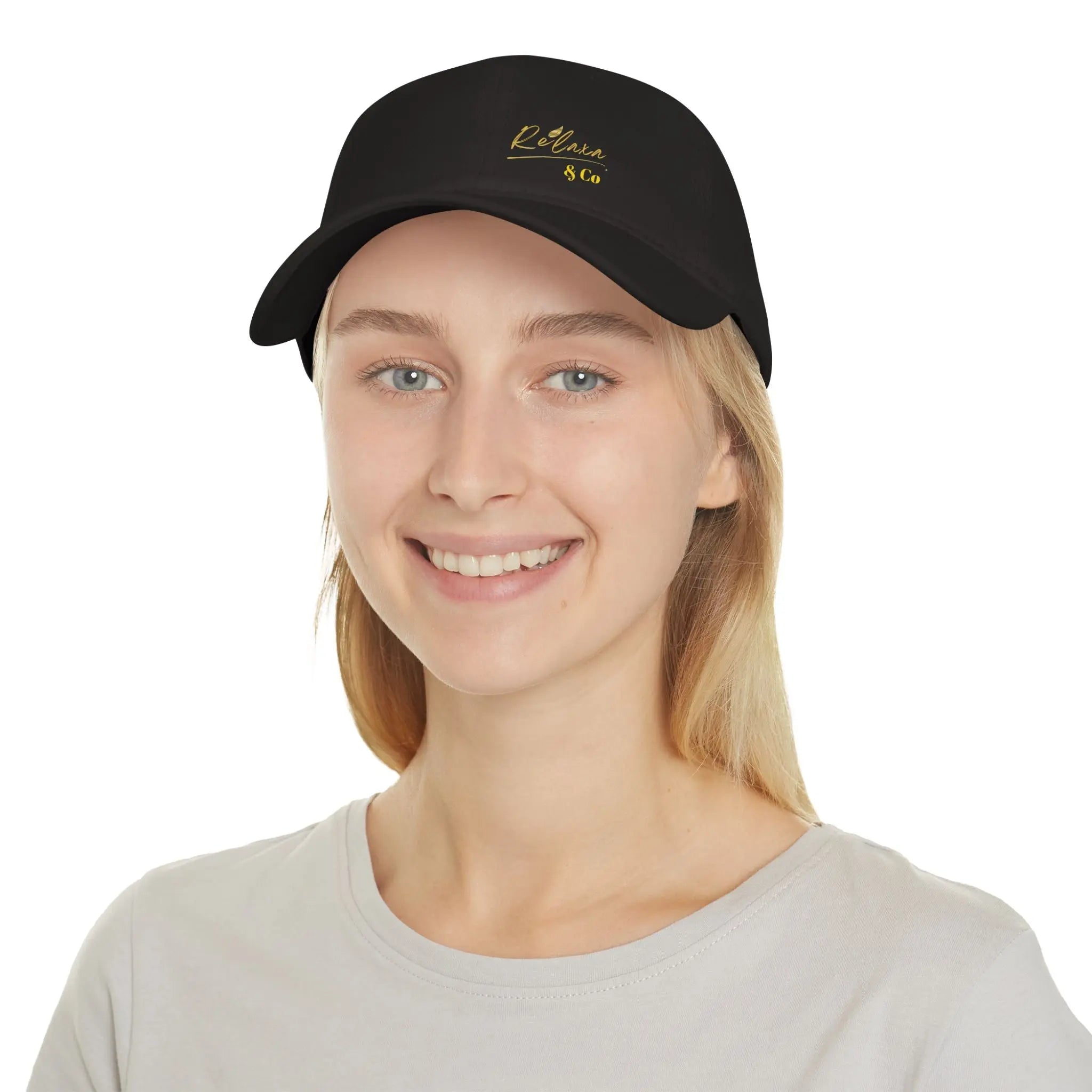 Relaxa Red Baseball Cap - Stylish Low Profile Cap for Casual Outings Printify
