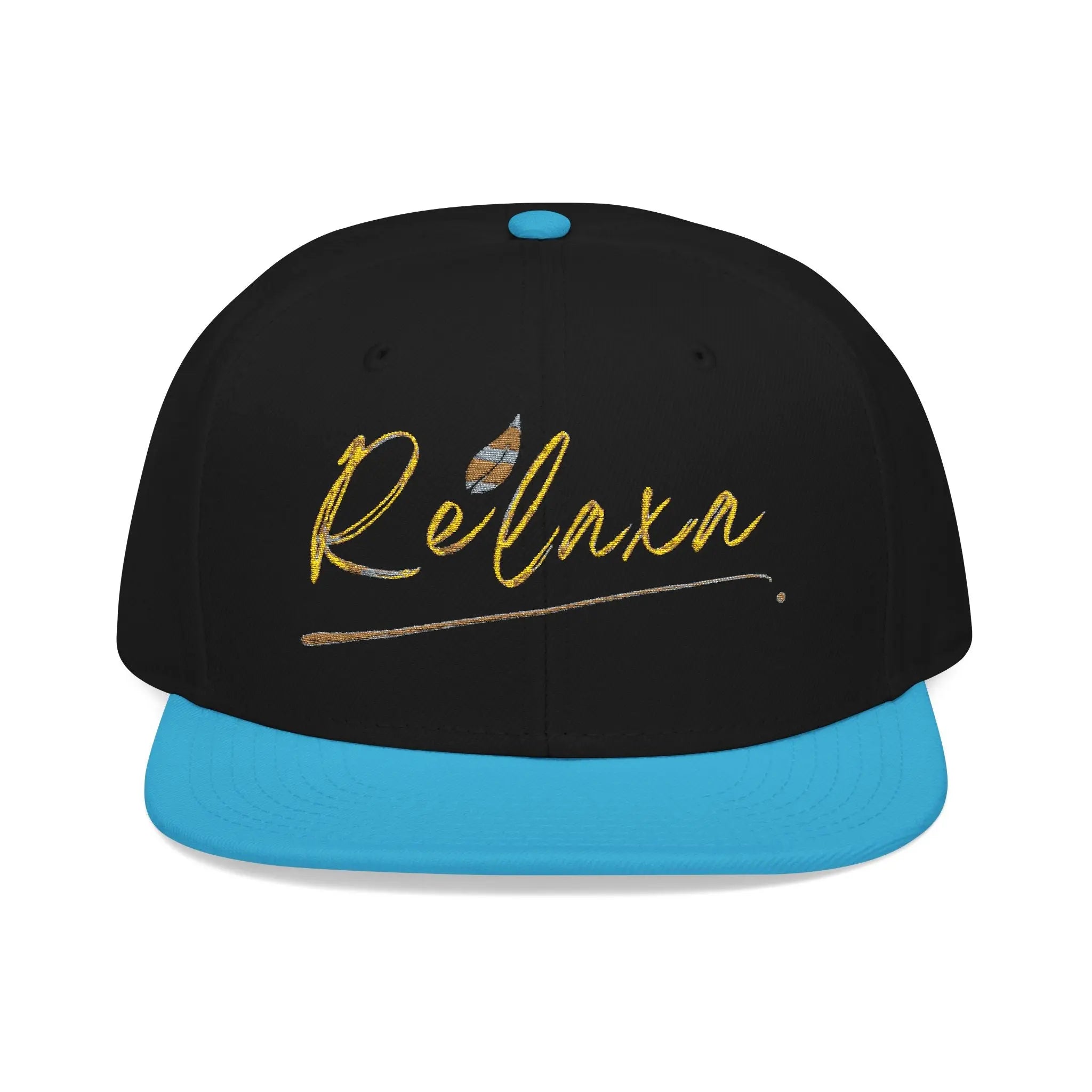 Relaxa Embroidered Snapback Cap - Casual Style Hat for Relaxation Lovers Printify