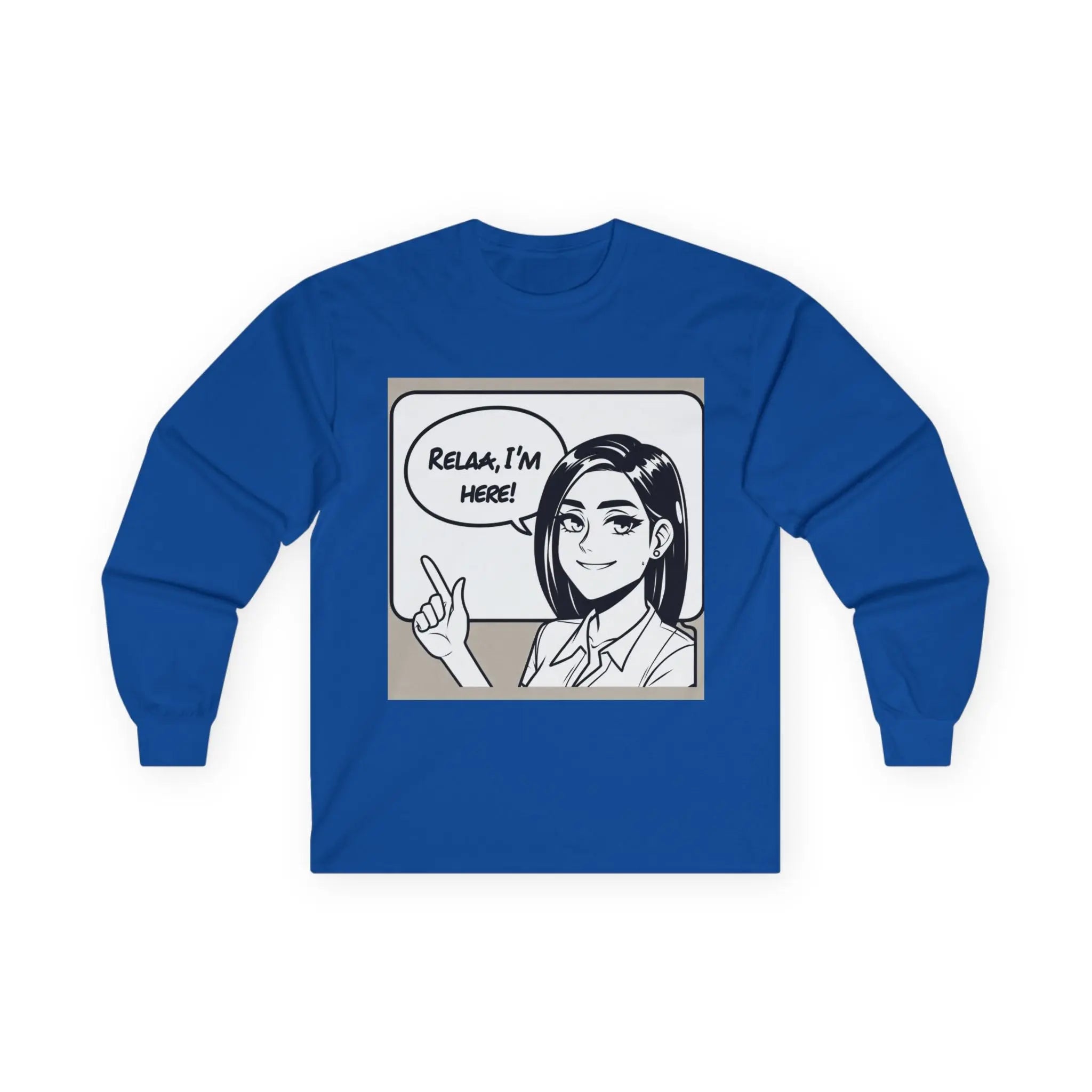 Relaxa Galaxy Unisex Ultra Cotton Long Sleeve Tee Printify
