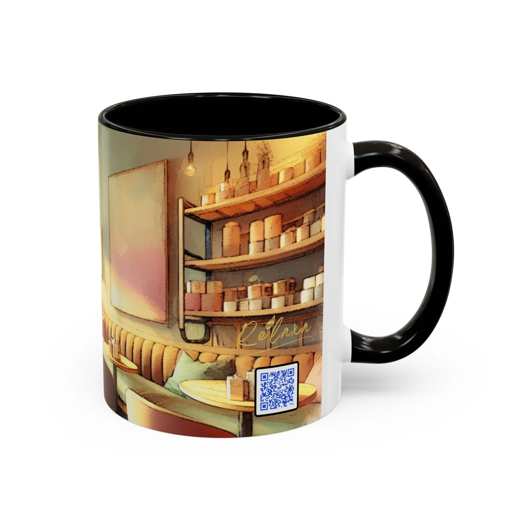 Colorful Café Mug - 11oz & 15oz - Perfect for Coffee Lovers & Gift Giving Printify