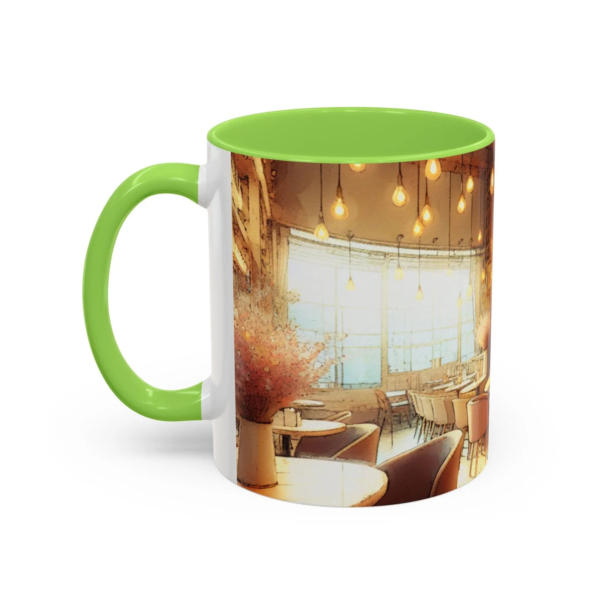Colorful Café Mug - 11oz & 15oz - Perfect for Coffee Lovers & Gift Giving Printify