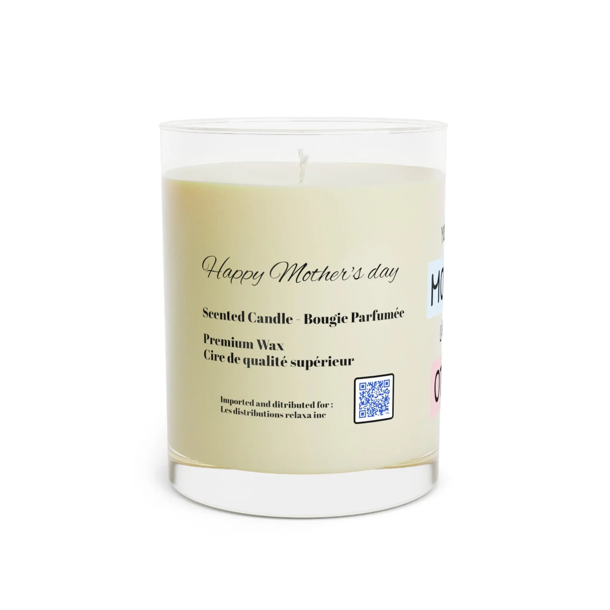 Personalized Scented Candle - "You're a Mother Like No Other" - 11oz Gift for Mother's Day Printify