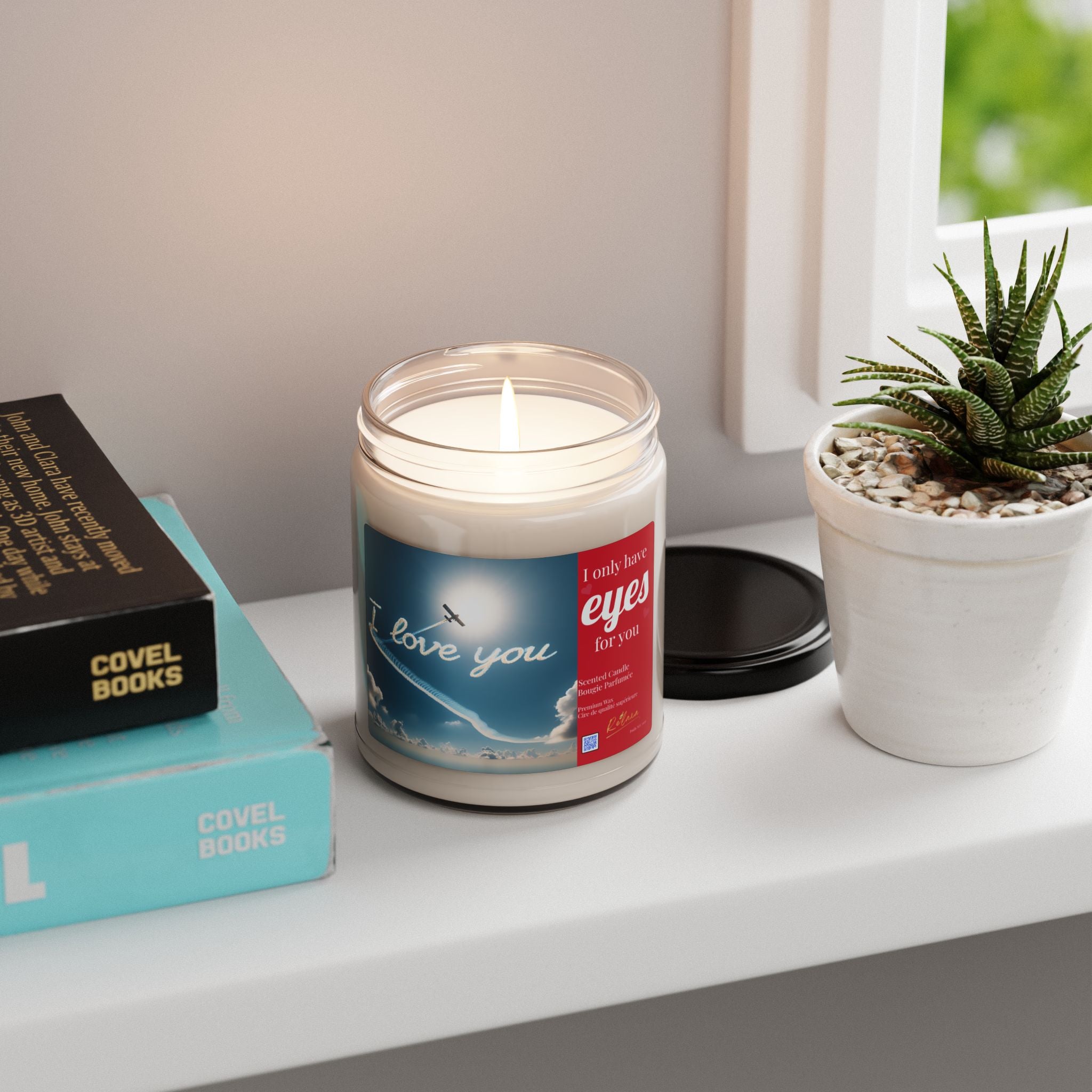 Romantic Scented Soy Candle - 'I Love You' - Perfect Gift for Valentine’s Day, Anniversaries, and Love Celebrations