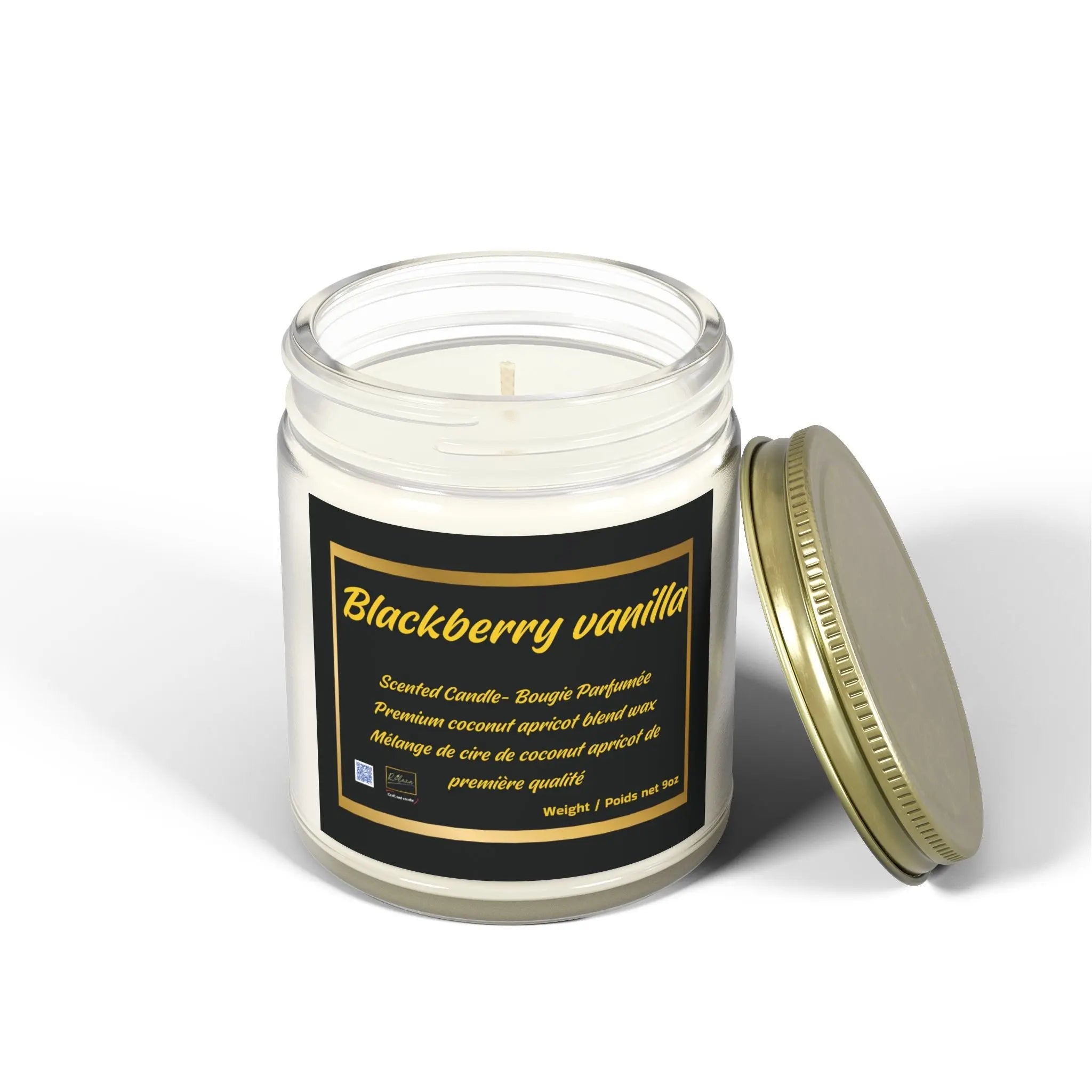Candle Set - Blackberry Vanilla Scented Candles, 4oz & 9oz Relaxa Candle Canada